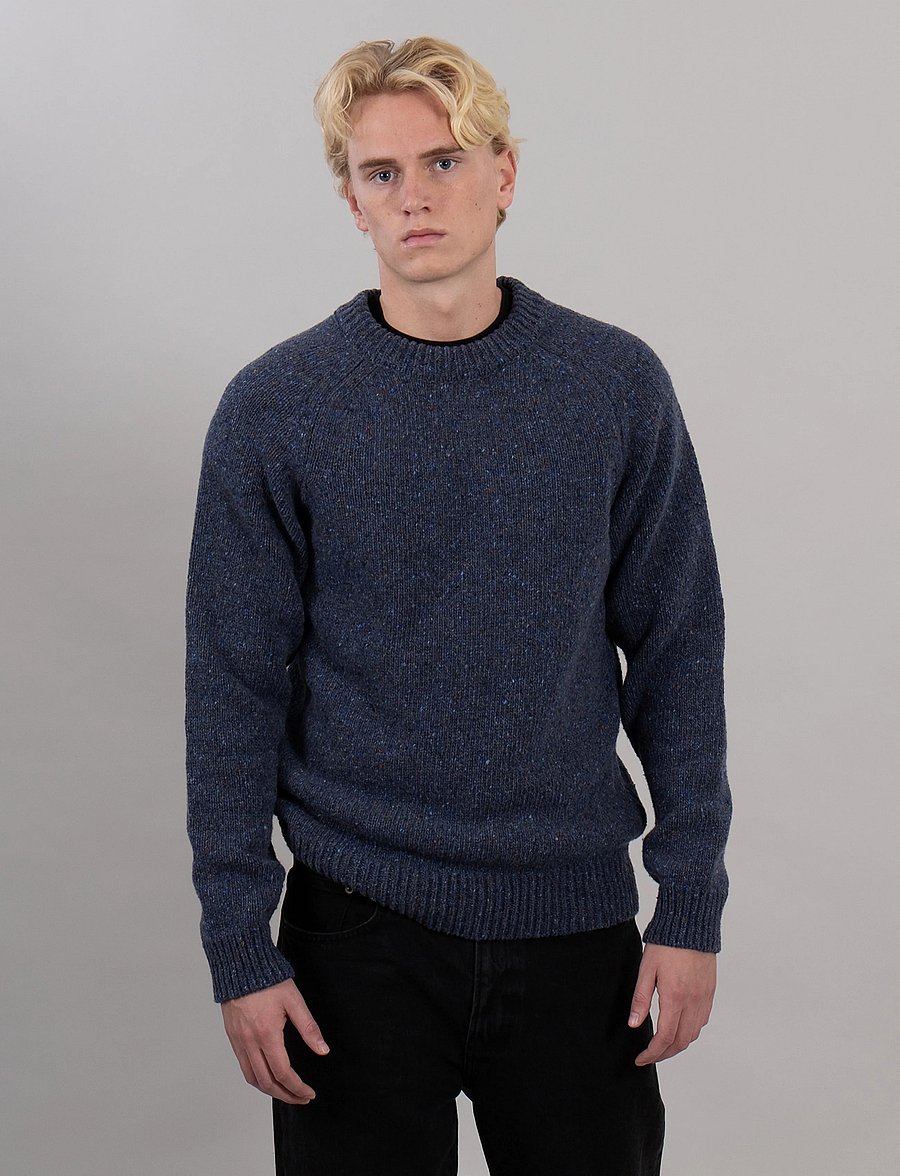 Sätila of Sweden - Dagsnäs sweater - round necks - denim blue - 0
