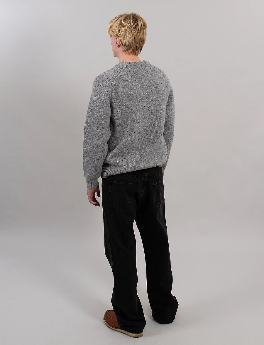 Sätila of Sweden - Dagsnäs sweater - round necks - grey melange - 4