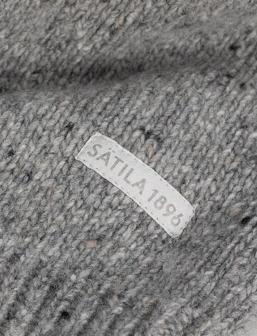 Sätila of Sweden - Dagsnäs sweater - round necks - grey melange - 5