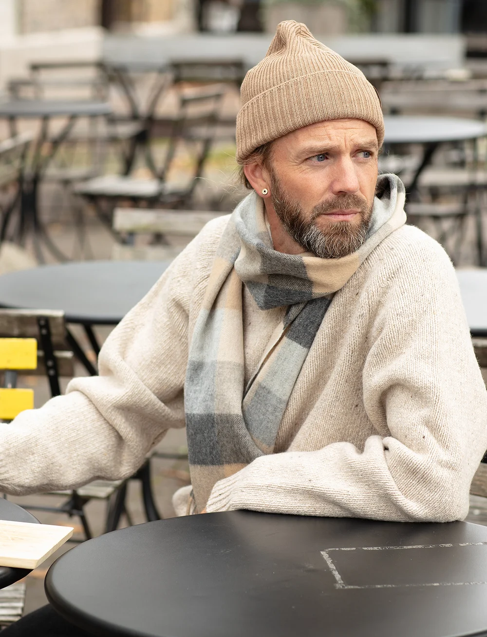 Sätila of Sweden - Örby scarf - halsdukar - beige combo - 0