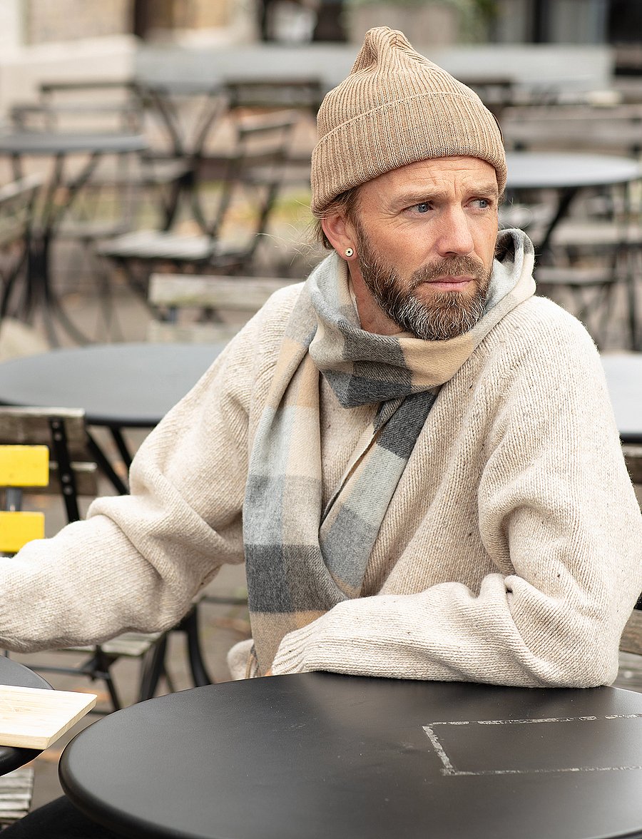 Sätila of Sweden - Örby scarf - talvesallid - beige combo - 0