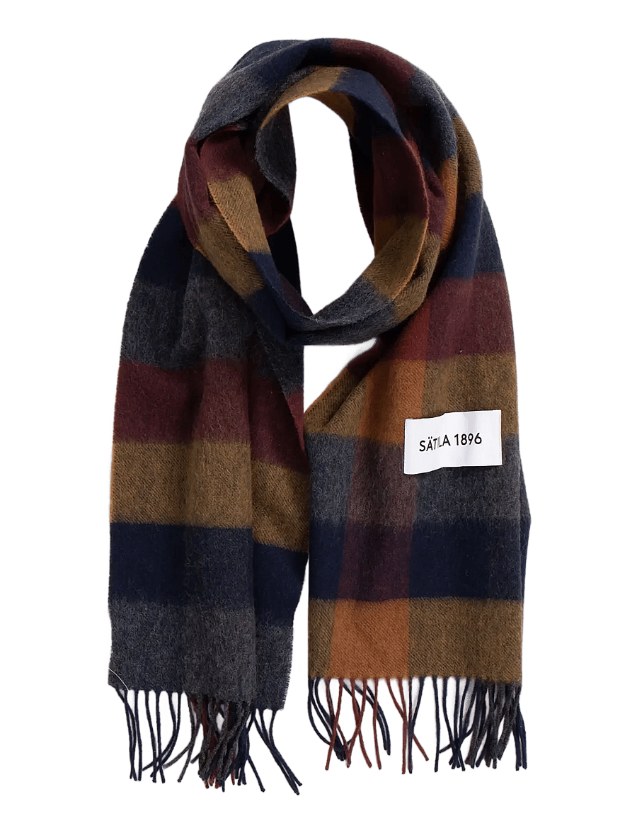 Sätila of Sweden - Örby scarf - talvesallid - dk navy combo - 0