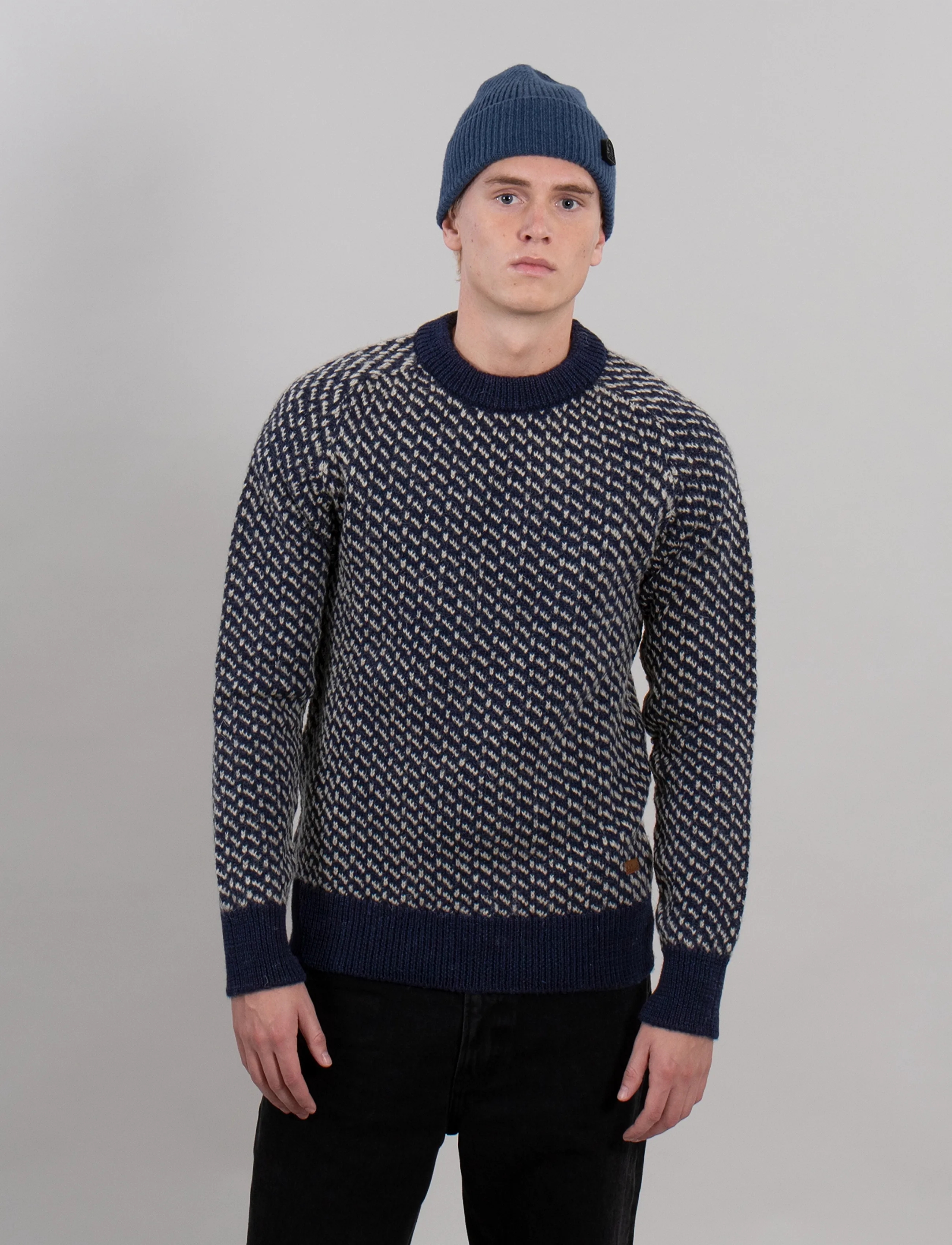 Sätila of Sweden - Eneby sweater - herbstliche kleidung - dk navy - 0
