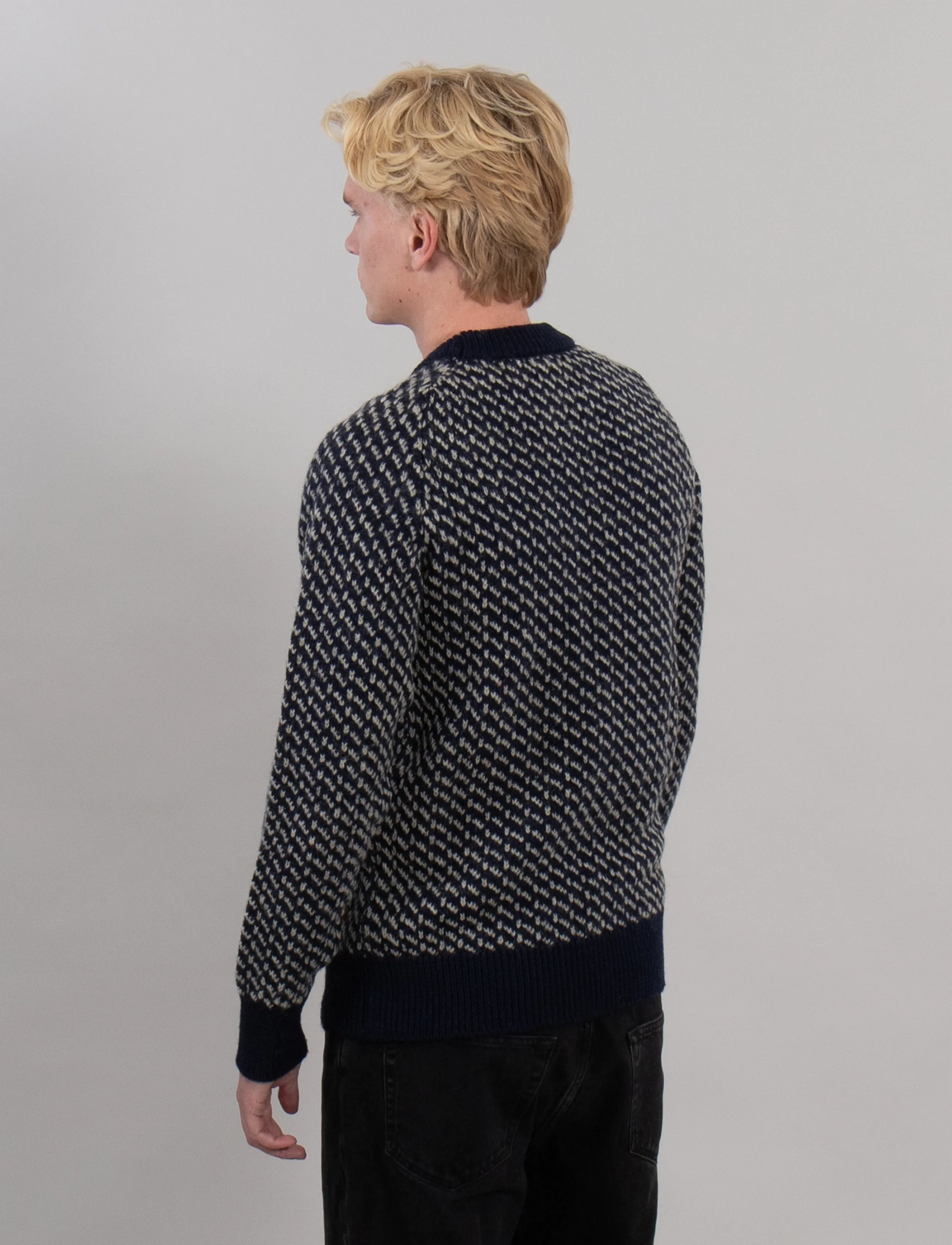 Sätila of Sweden - Eneby sweater - herbstliche kleidung - dk navy - 3