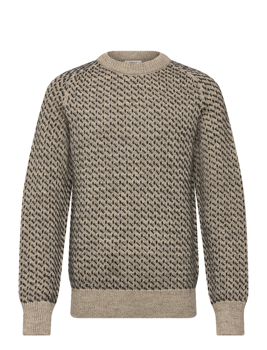 Sätila of Sweden - Eneby sweater - rundhalsad - natural grey - 1
