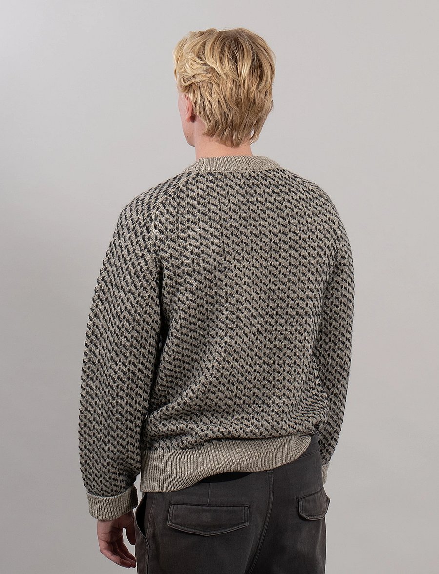 Sätila of Sweden - Eneby sweater - rundhalsad - natural grey - 3