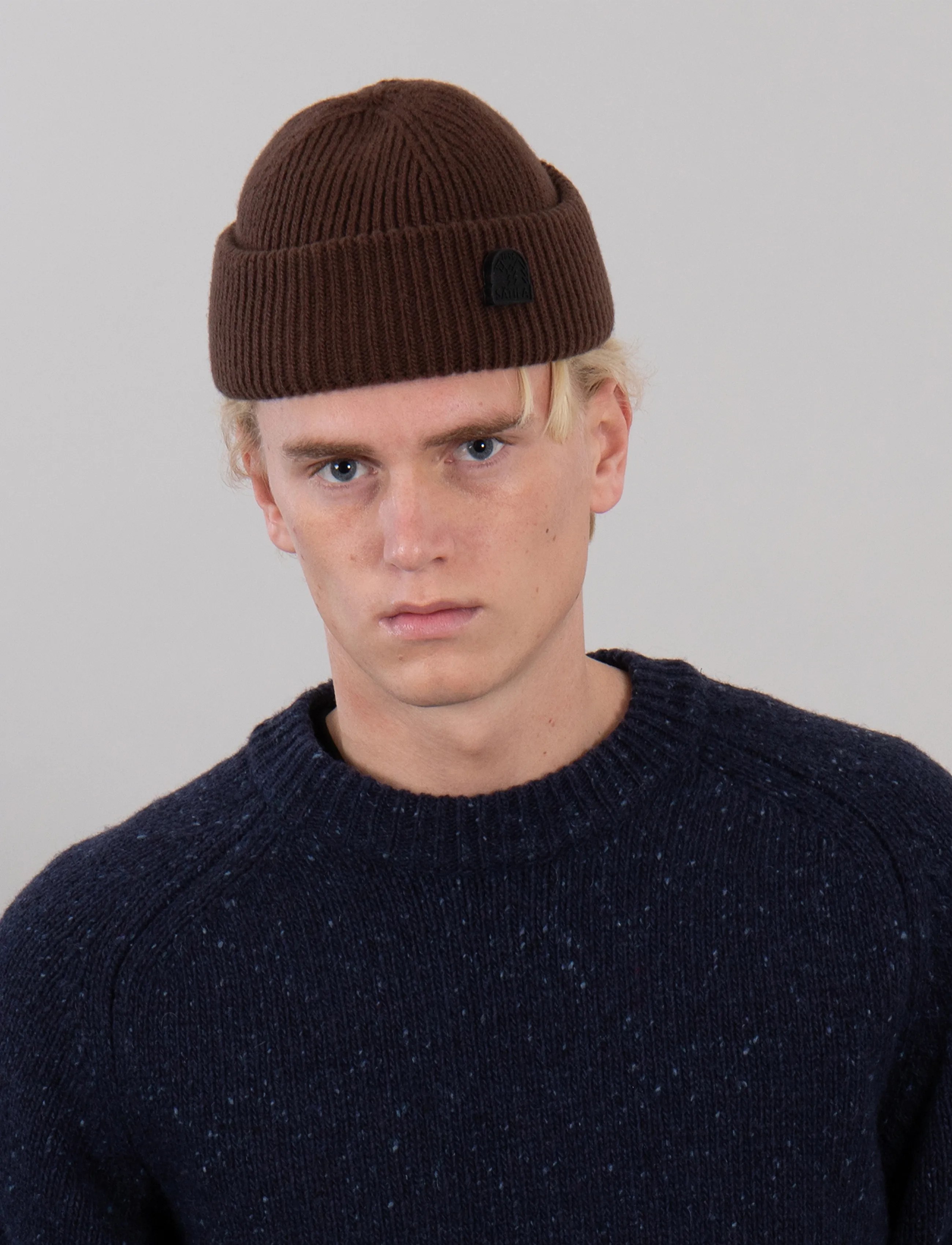 Sätila of Sweden - Fisherman beanie - accessoires - dk brown - 0