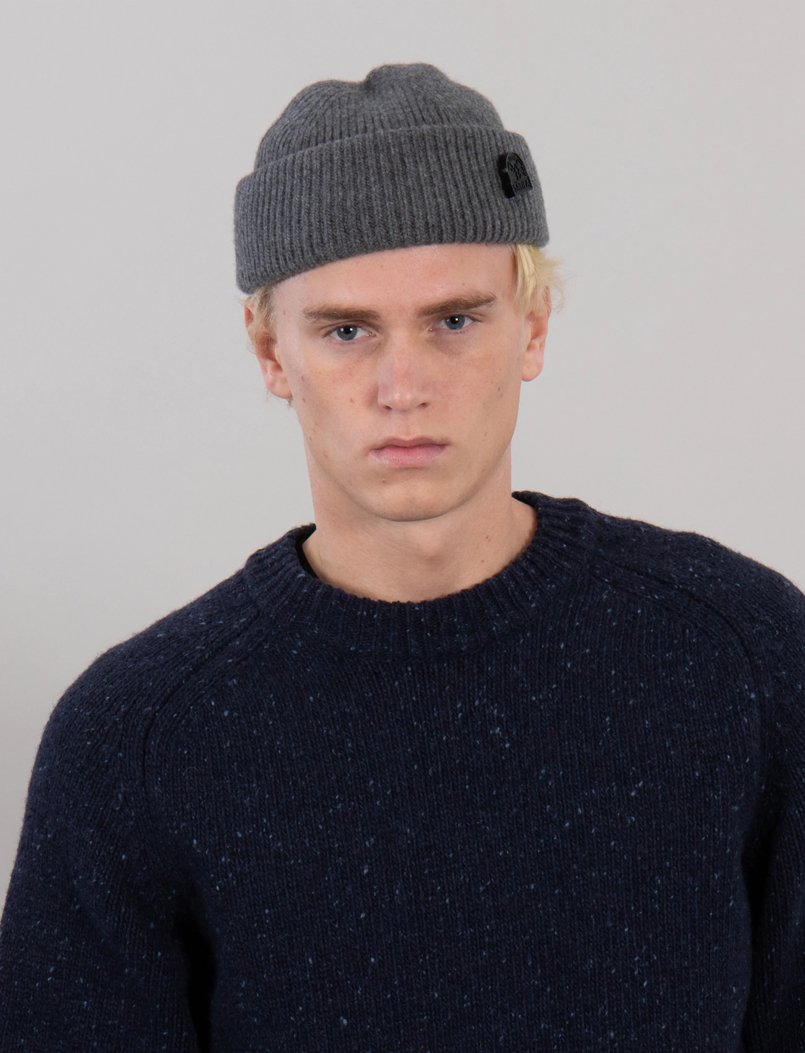Sätila of Sweden - Fisherman beanie - accessoires - grey melange - 0