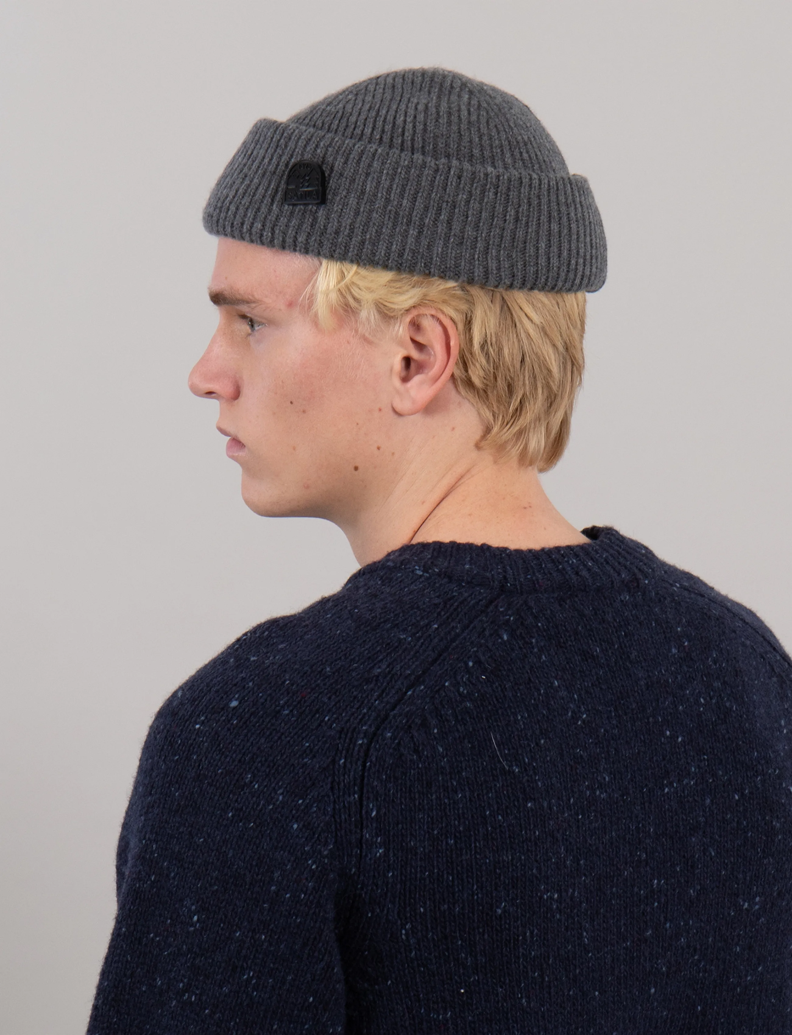 Sätila of Sweden - Fisherman beanie - accessoires - grey melange - 3