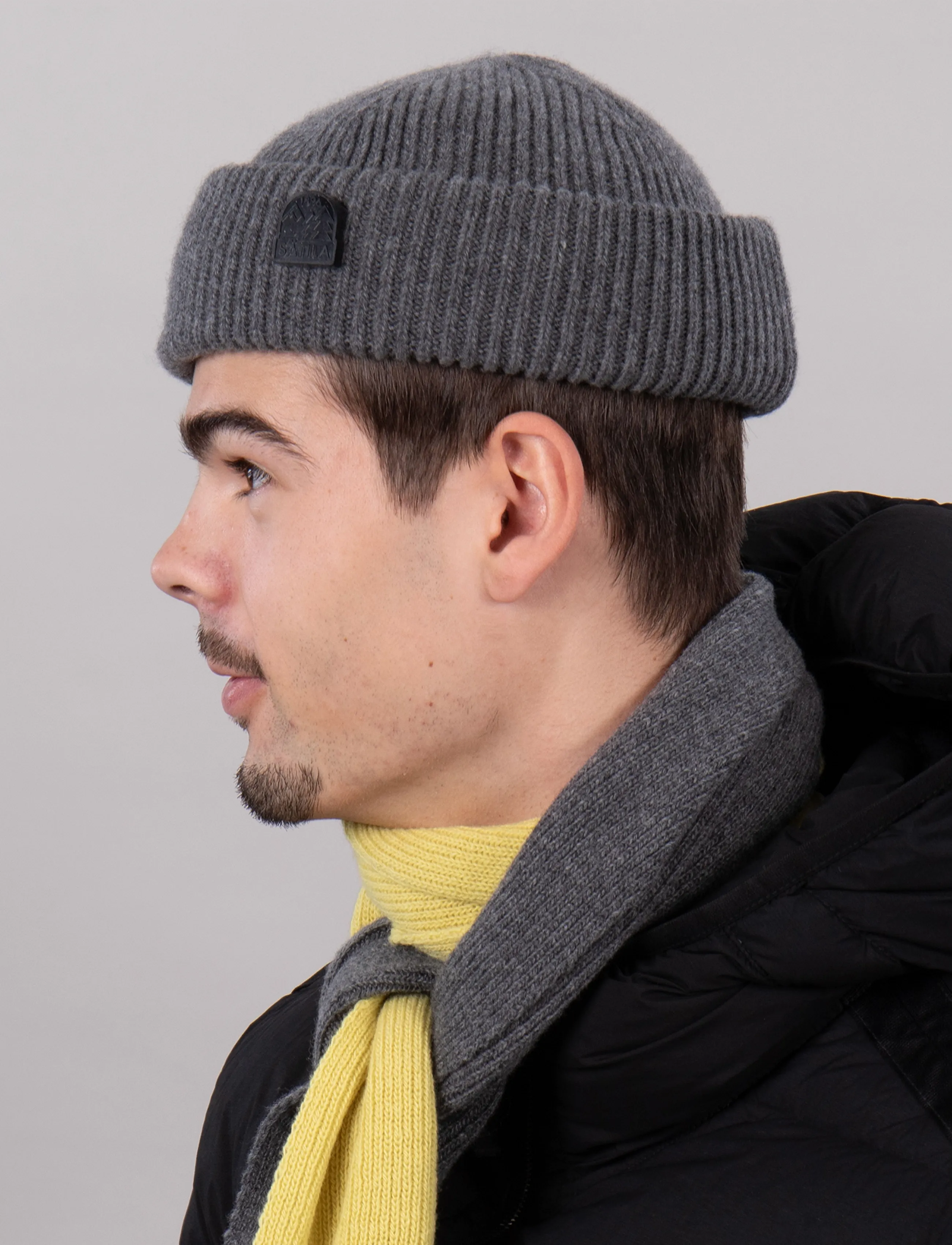 Sätila of Sweden - Fisherman beanie - kootud mütsid - grey melange - 3
