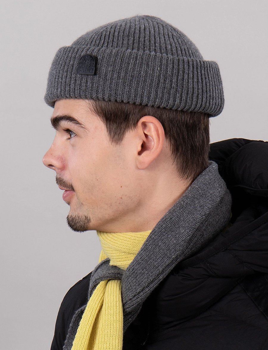 Sätila of Sweden - Fisherman beanie - kootud mütsid - grey melange - 3