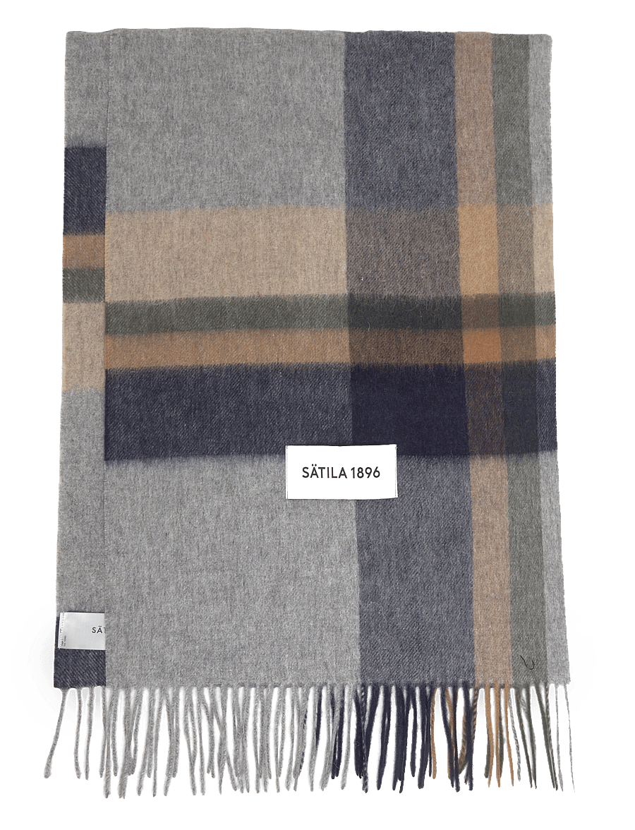 Sätila of Sweden - Hajom scarf - talvesallid - grey - 0