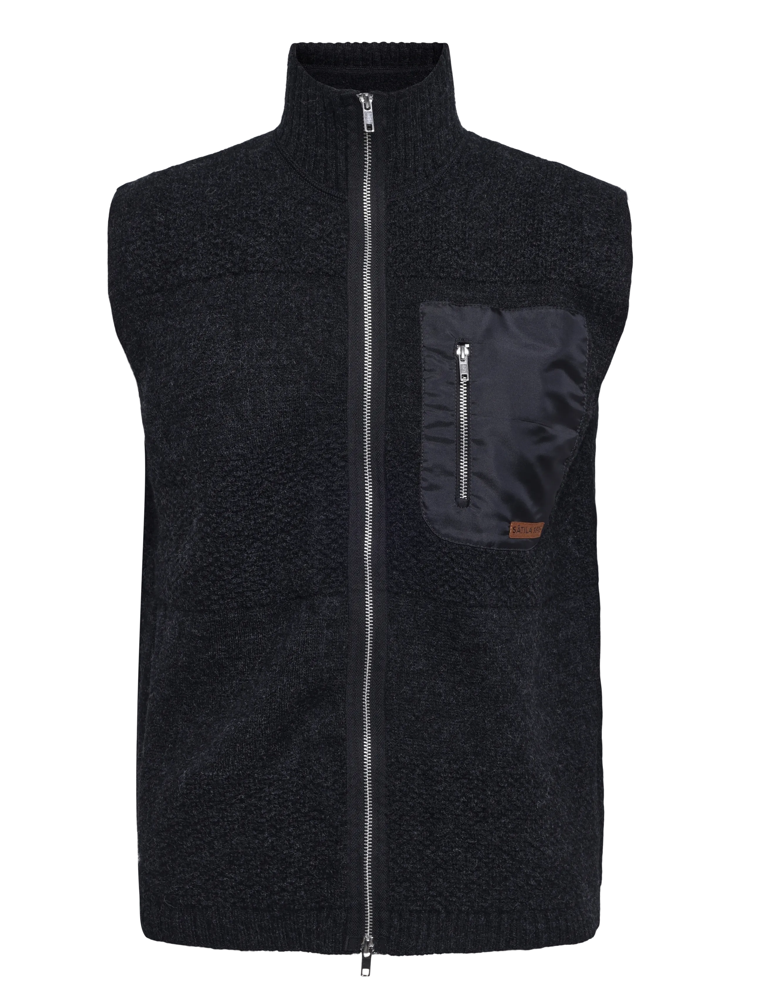 Sätila of Sweden Boxy boil vest - Tørklæder - ANTHRACITE / grey