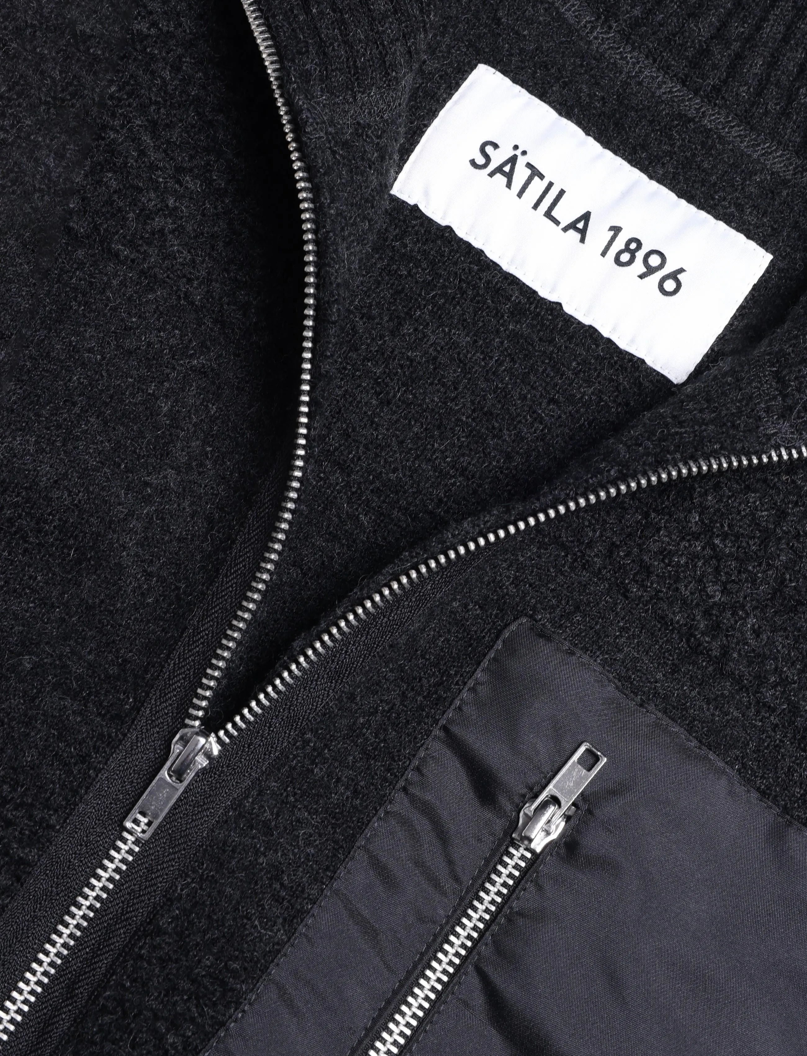 Sätila of Sweden - Boxy boil vest - halstørklæder - anthracite - 2