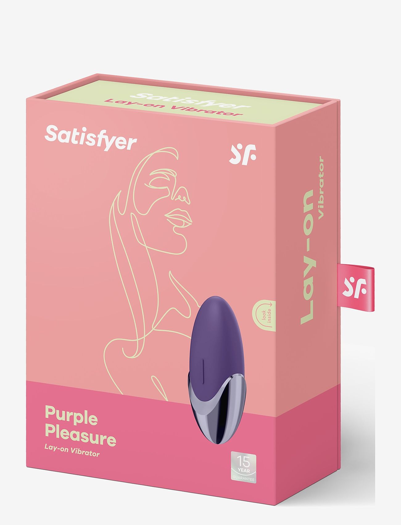 Satisfyer - Satisfyer Purple Pleasure Lay-On Vibrator - satisfyers - no color - 3