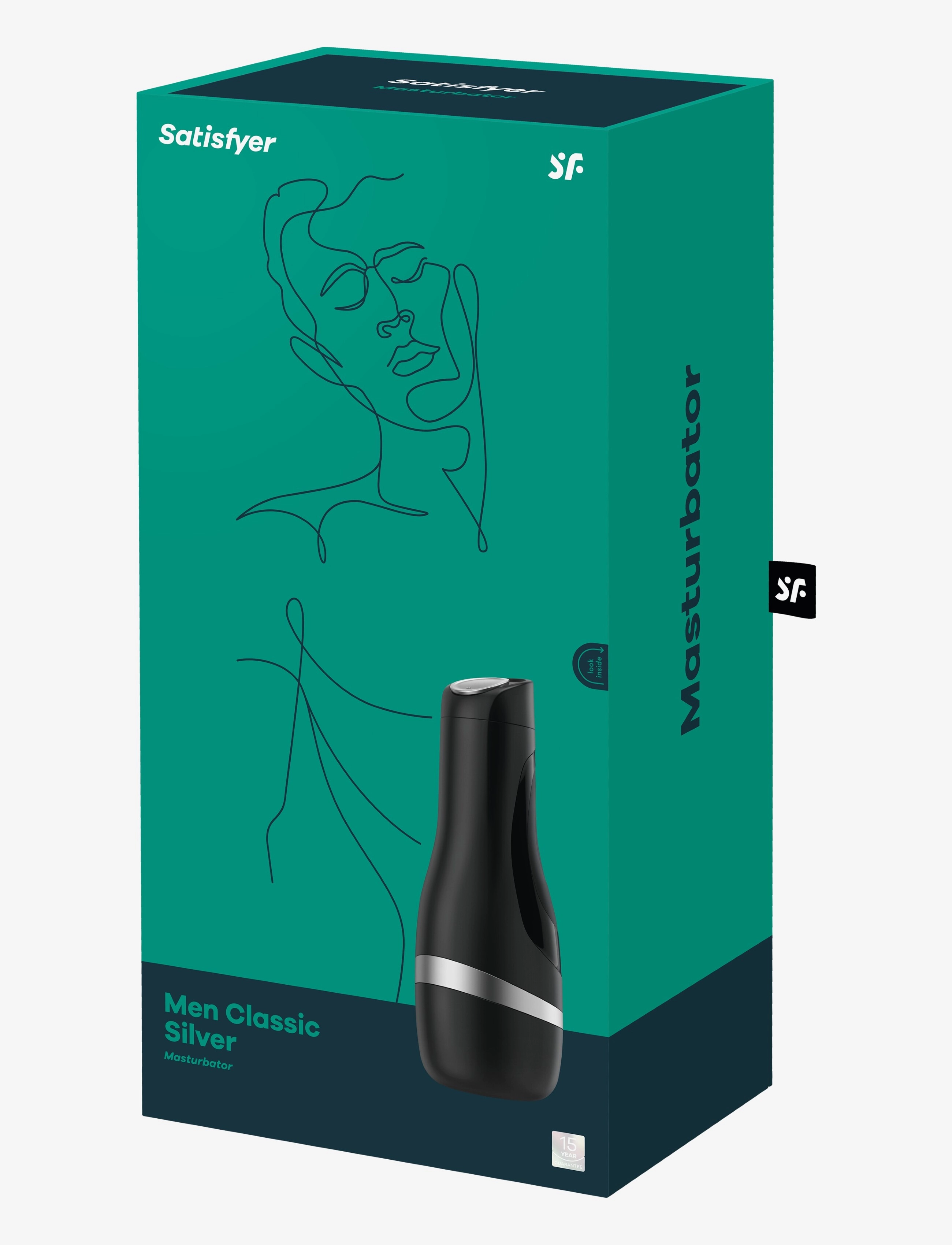 Satisfyer - Satisfyer Men Classic Silver - vibratorer - silver - 1