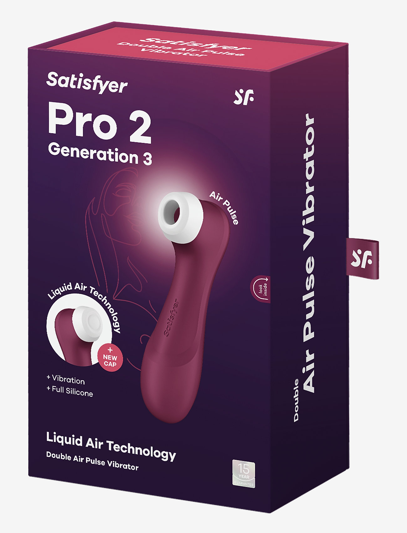 Satisfyer - Satisfyer Pro 2 Generation 3 wine red - satisfyers - wine red - 4