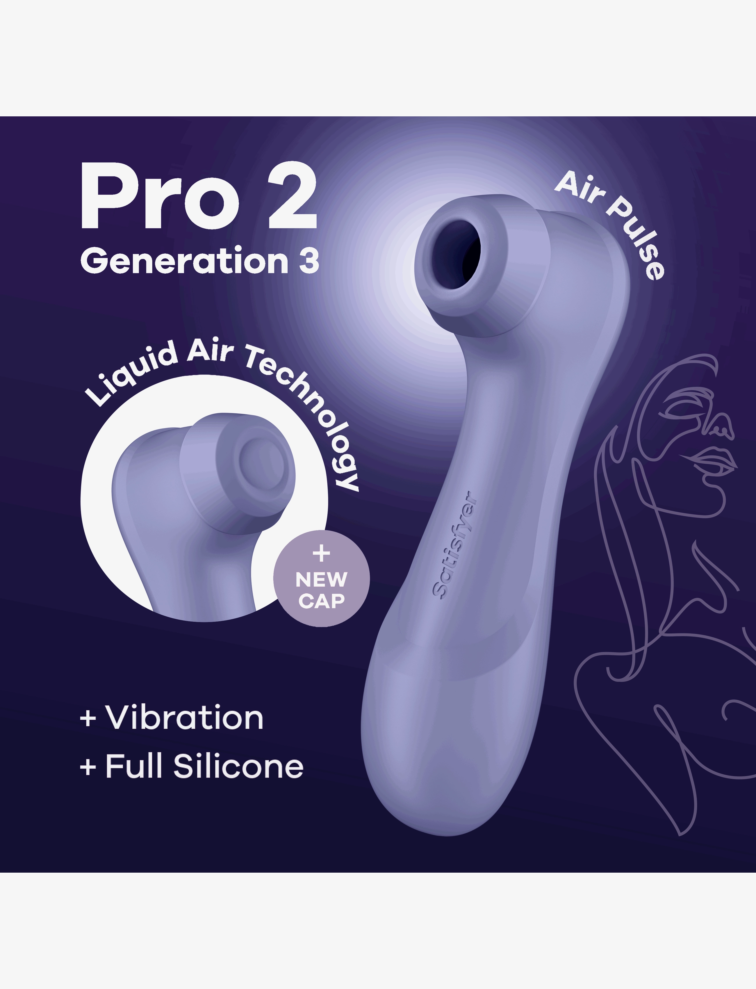 Satisfyer - Satisfyer Pro 2 Generation 3 lilac - sex & intimitet - lilac - 3
