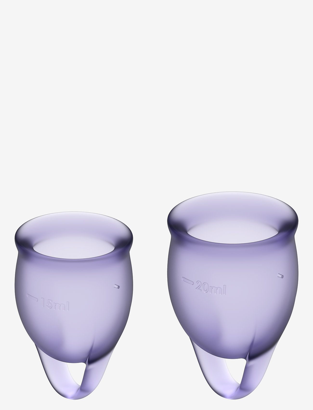 Satisfyer - Satisfyer Feel Confident Menstrual Cup Lila - tíðarvörur - lila - 0