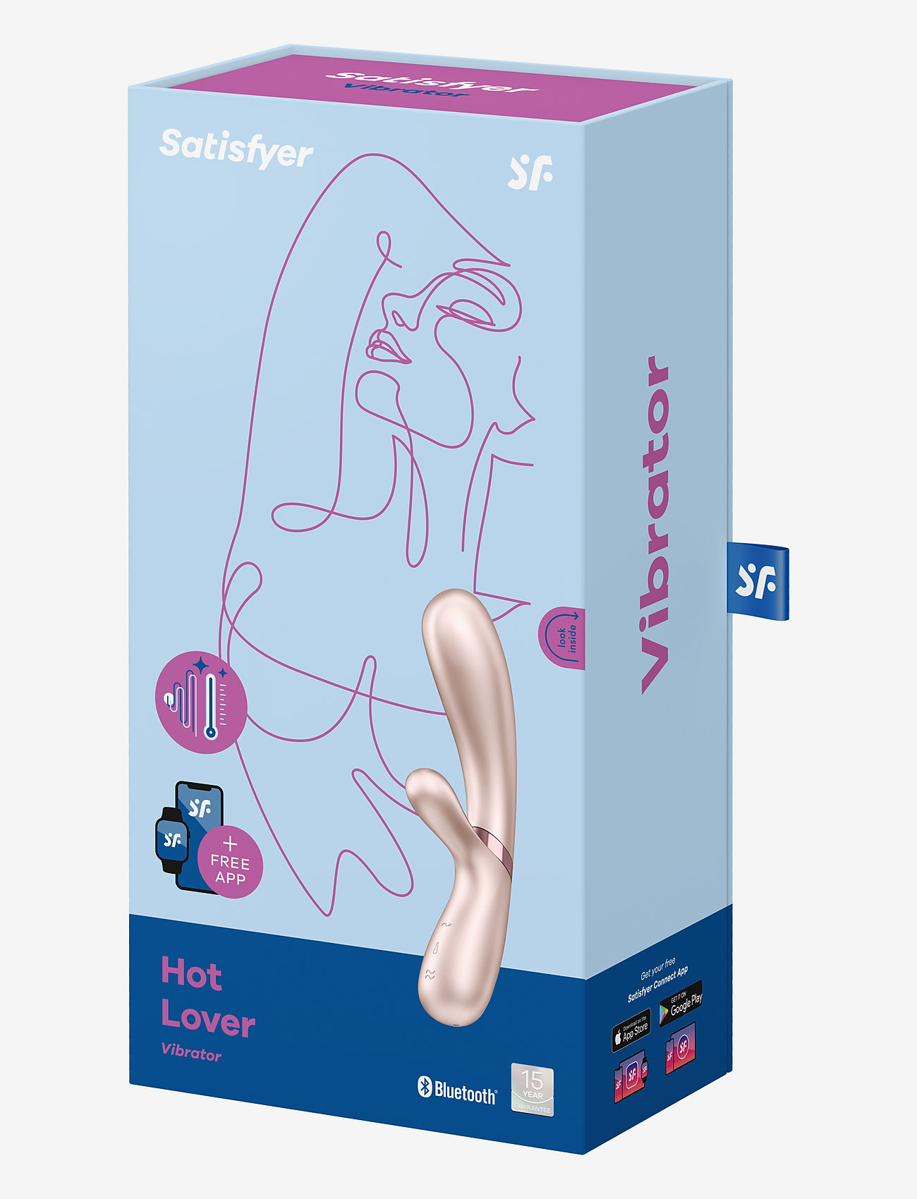 Satisfyer - Satisfyer Hot Lover Champagne - vibratorer - champagne - 3