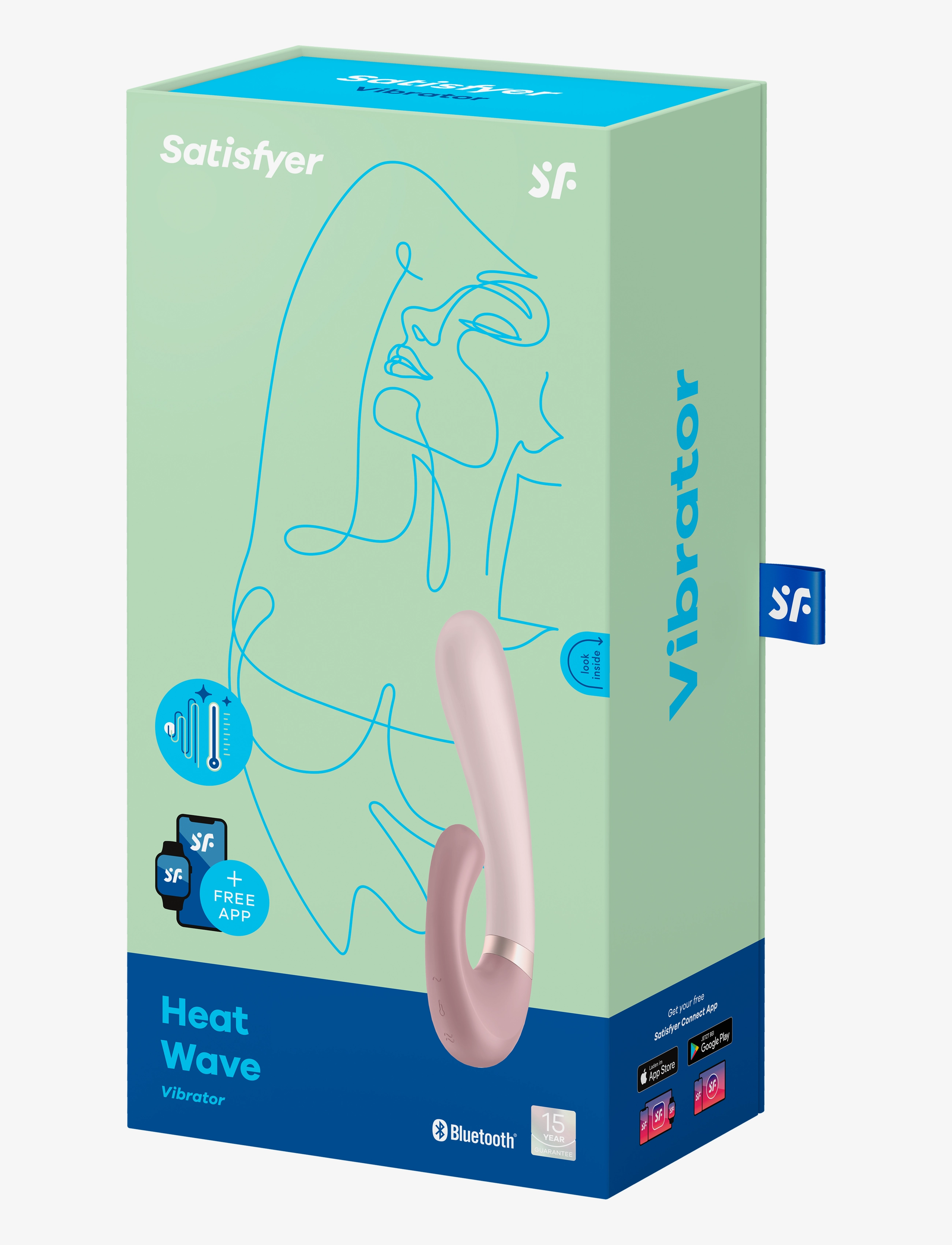 Satisfyer - Satisfyer Heat Wave Connect App mauve - sex & intimitet - no color - 2
