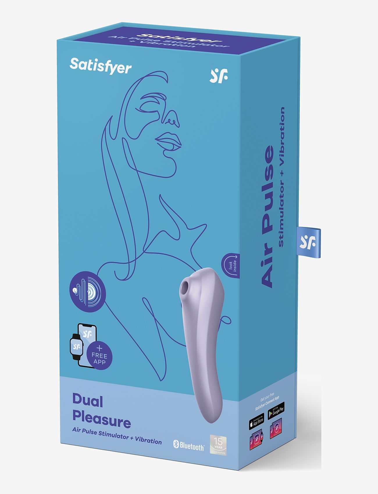 Satisfyer - Satisfyer Dual Pleasure Mauve - satisfyers - no color - 3