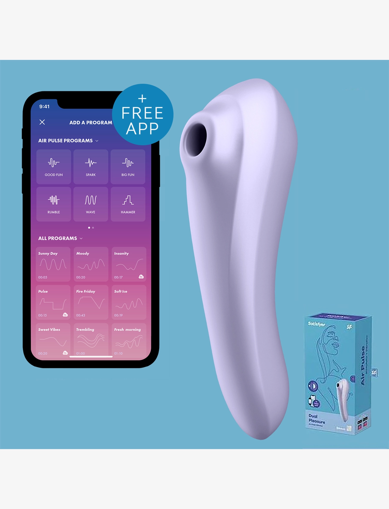 Satisfyer - Satisfyer Dual Pleasure Mauve - sex & intimacy - no color - 5