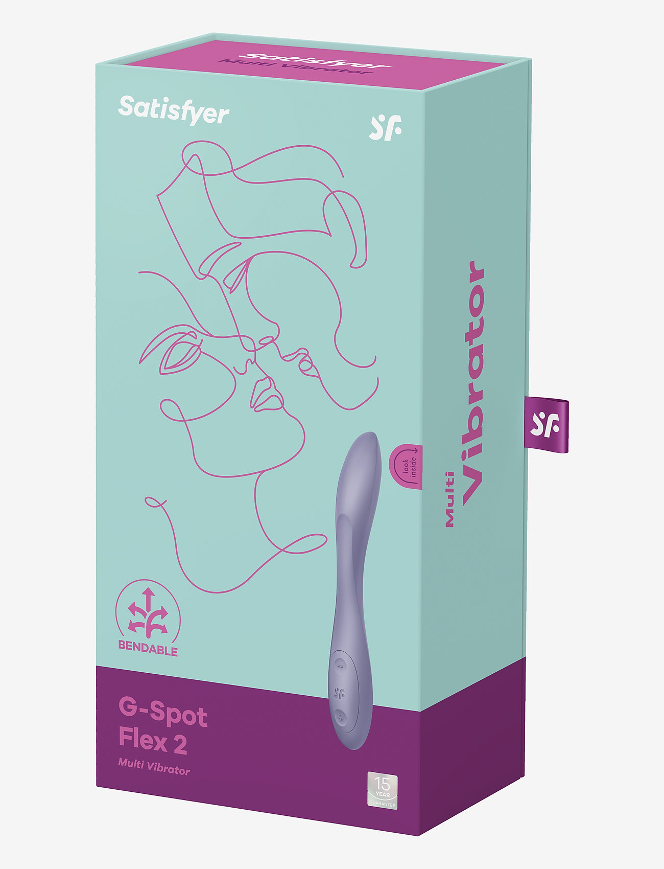 Satisfyer - Satisfyer G-Spot Flex 2 dark violet - vibraattorit - no color - 1