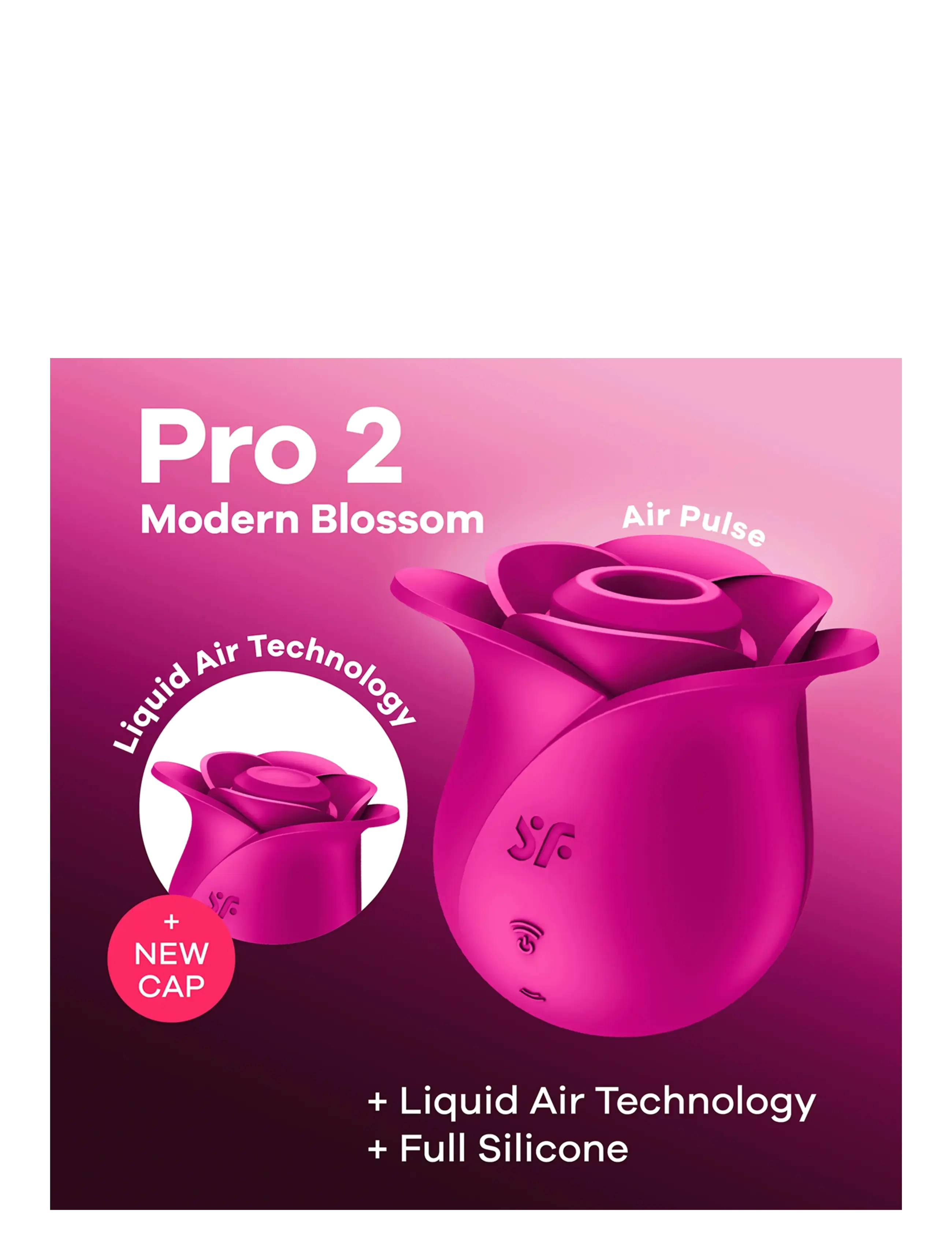 Satisfyer - Satisfyer Pro 2 Modern Blossom Air-Pulse Vibrator - satisfyers - pink - 5