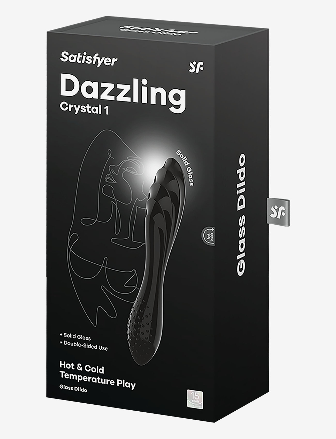 Satisfyer - Satisfyer Dazzling Crystal 1 Black - dildoer - no color - 3