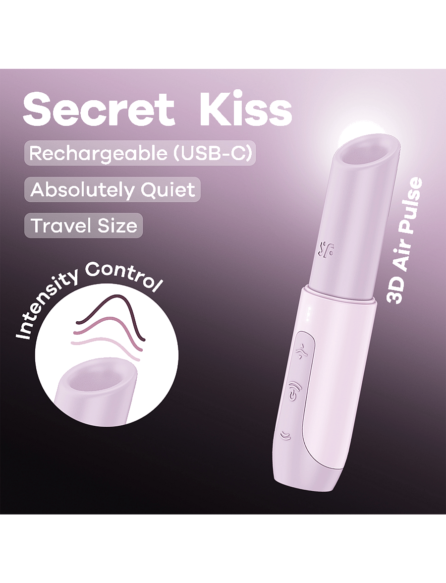 Satisfyer - Satisfyer Secret Kiss Mini Vibrator - sex & intimacy - pink - 5
