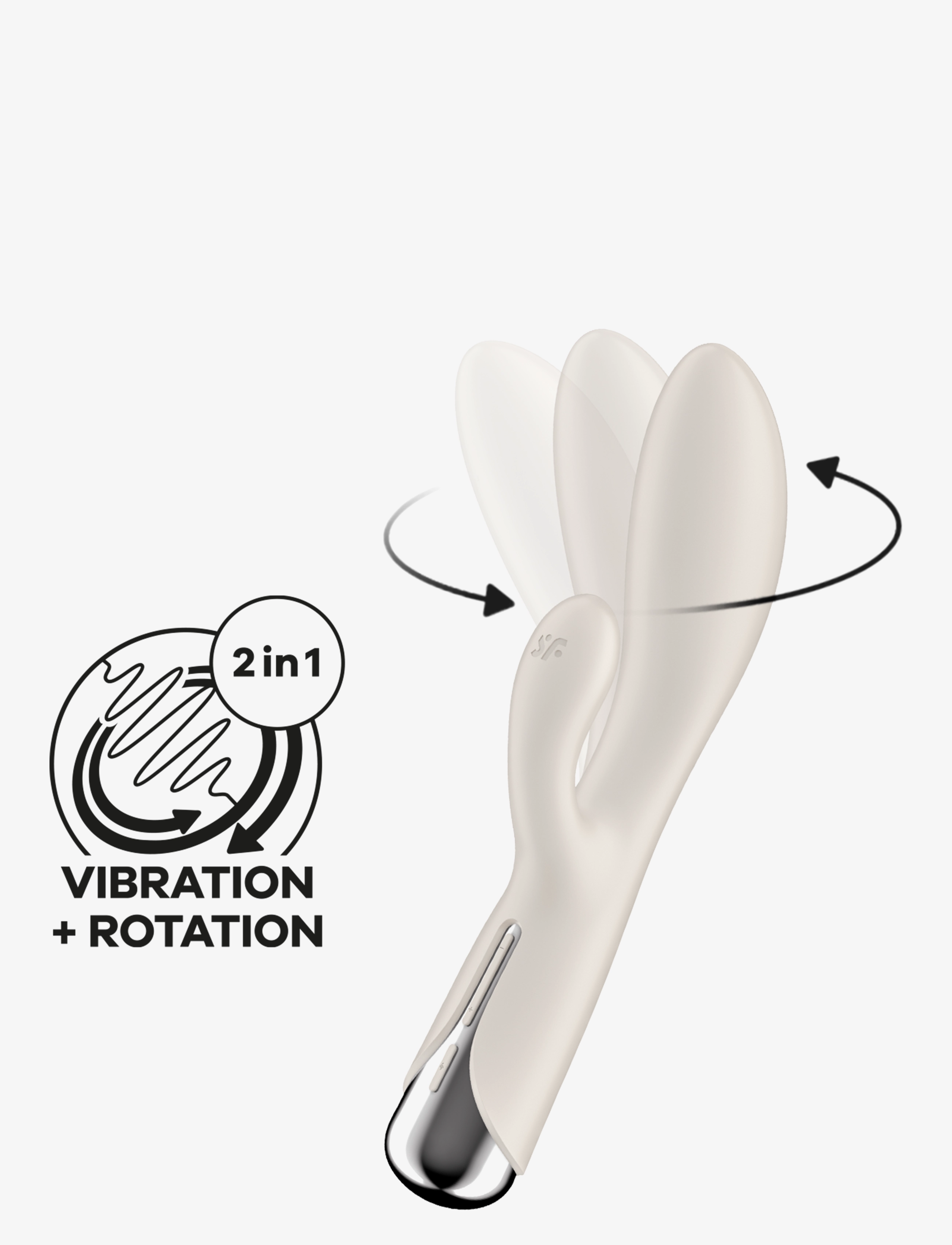 Satisfyer - Satisfyer Spinning Rabbit 1 Beige - vibratorer - no color - 5