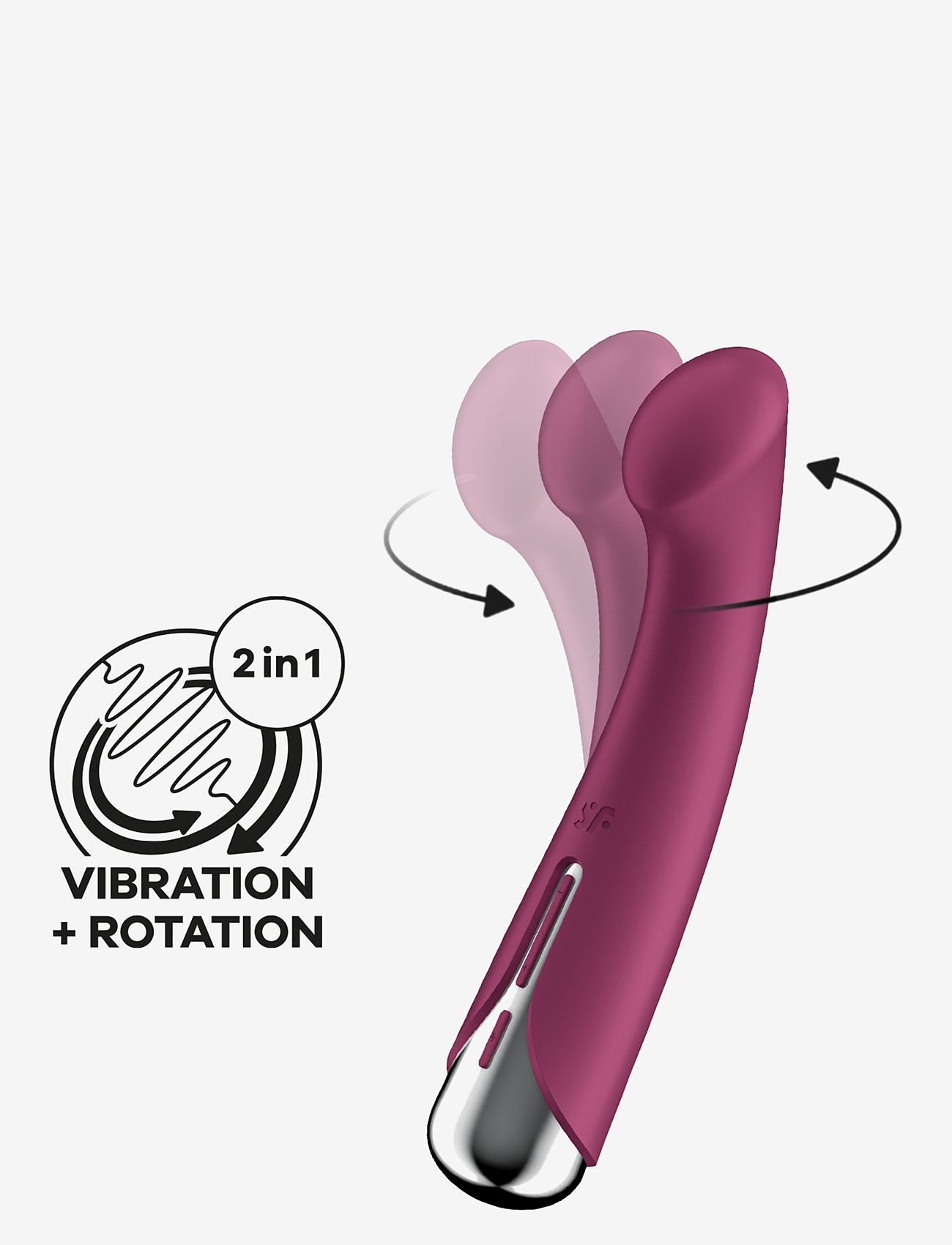 Satisfyer - Satisfyer Spinning G-Spot 1 Red - vibratorer - no color - 5