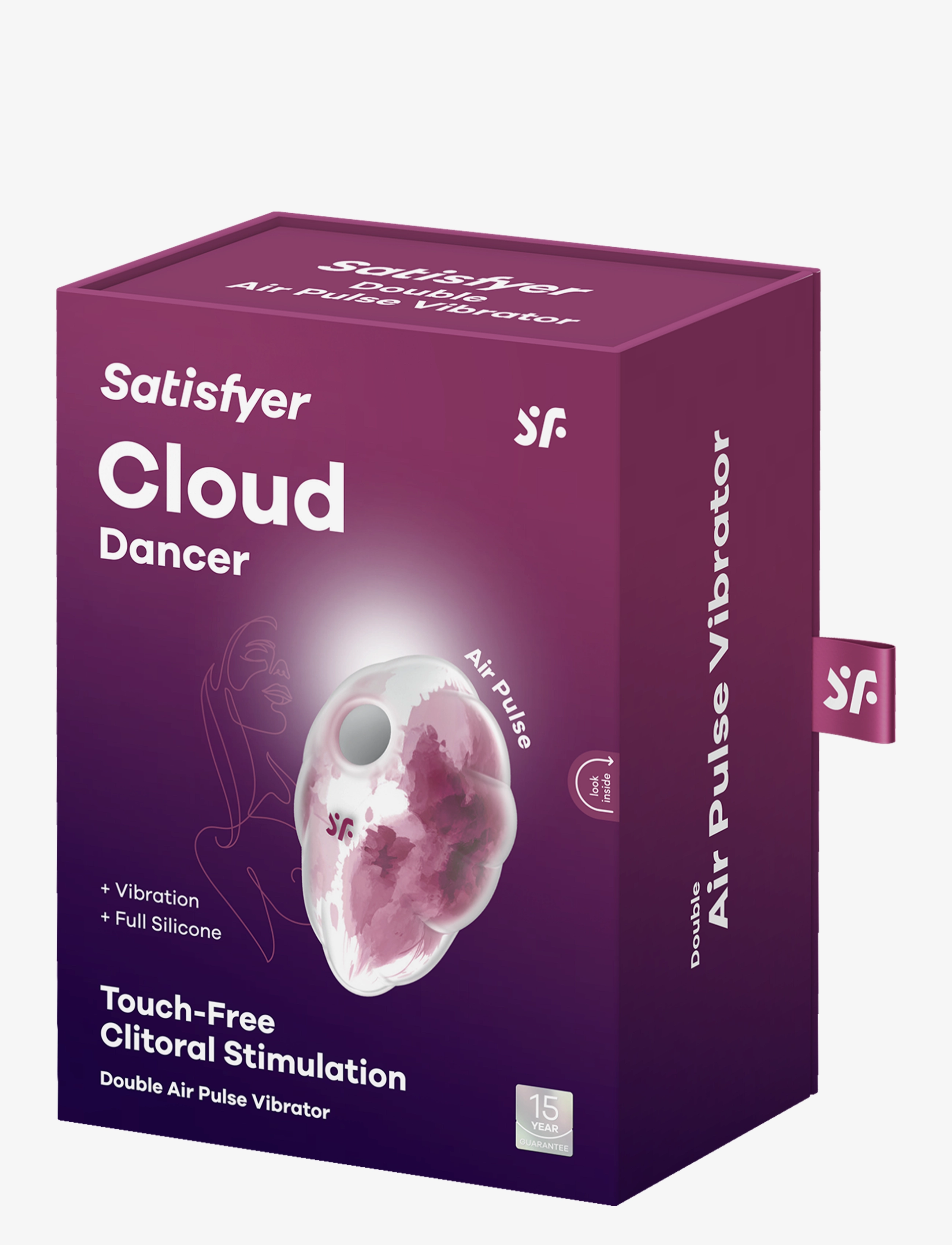 Satisfyer - Satisfyer Cloud Dancer Red Print - satisfyers - no color - 5