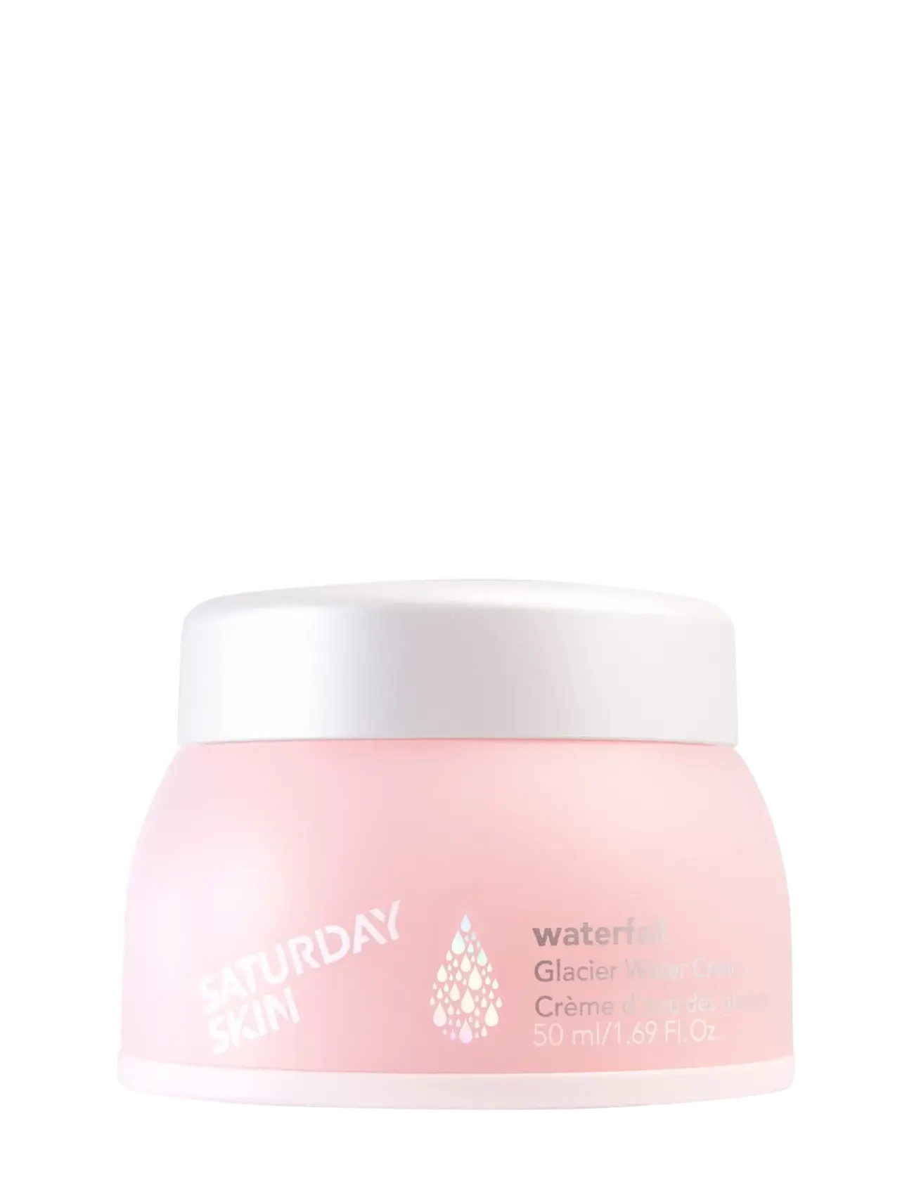 Saturday Skin Waterfall Glacier Water Cream, 50 ml, White, Fugtighedscreme > Dagcreme, Dame