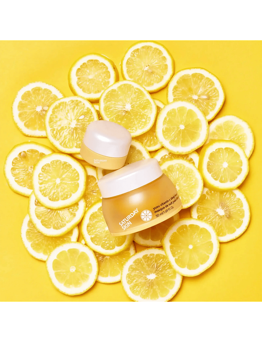 Saturday Skin - Yuzu Vitamin C Sleep Mask 50ml - Öömask - no color - 2