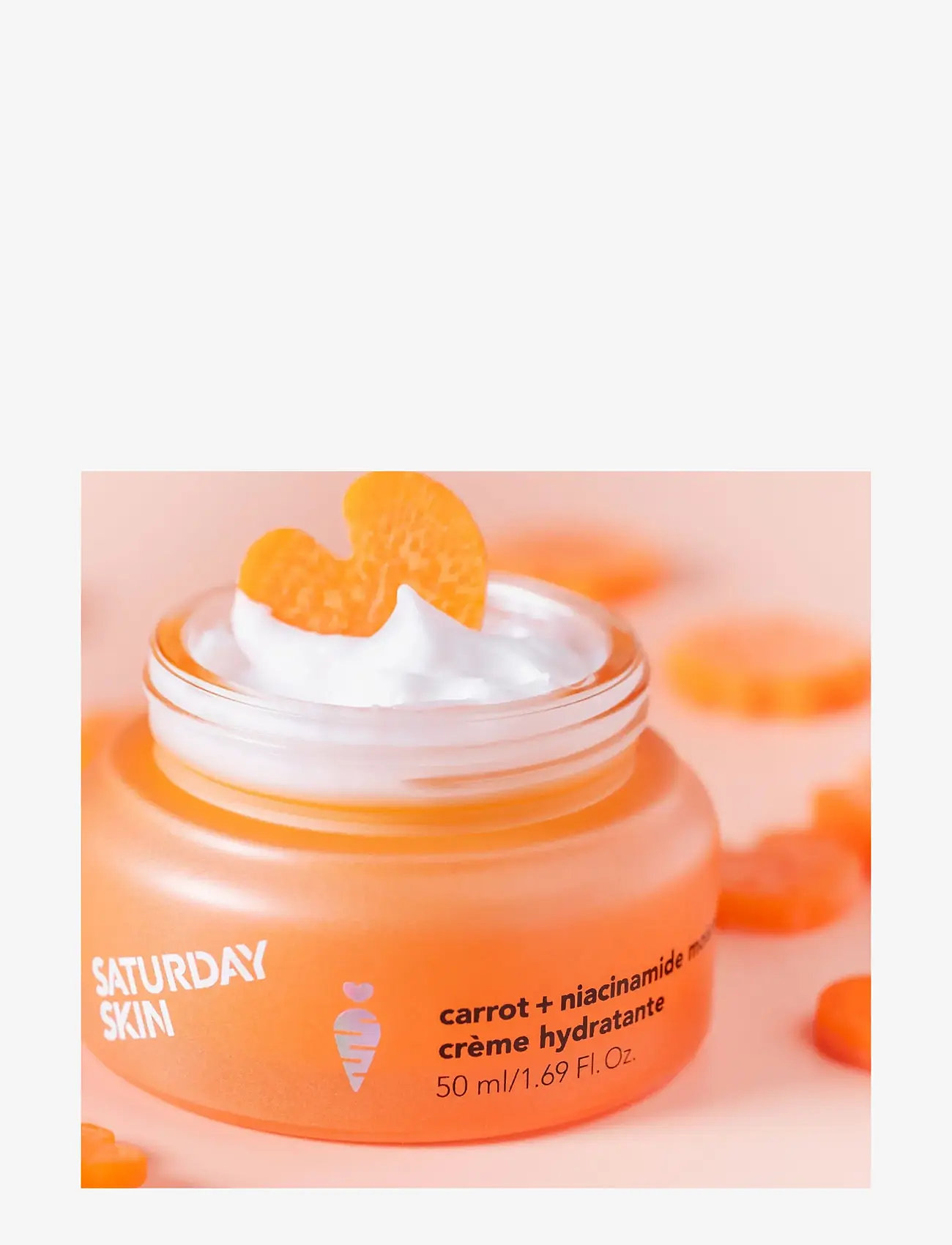 Saturday Skin - Carrot + Niacinamide Moisturizing Cream 50ml - dagcremer - no color - 1
