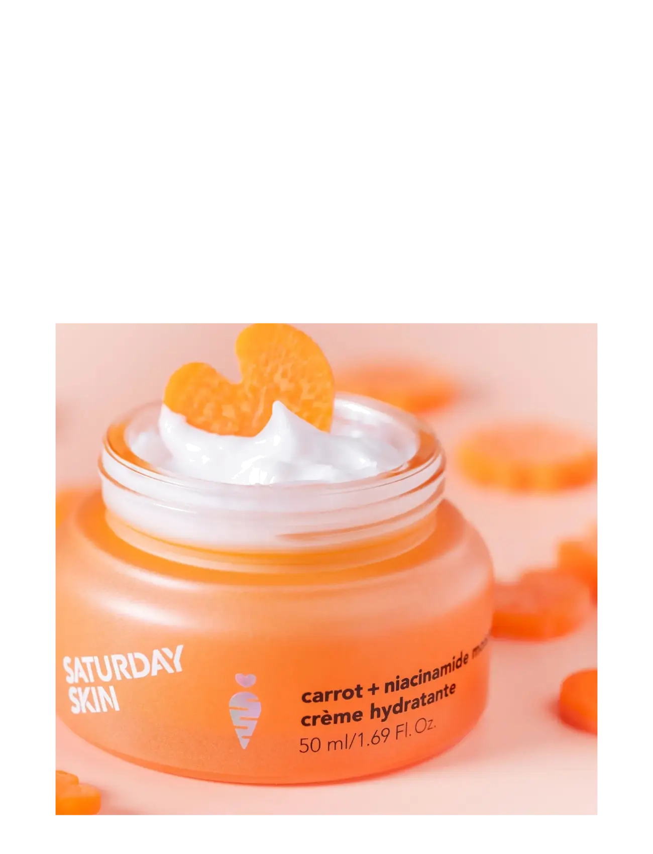 Saturday Skin - Carrot + Niacinamide Moisturizing Cream 50ml - dagcremer - no color - 1