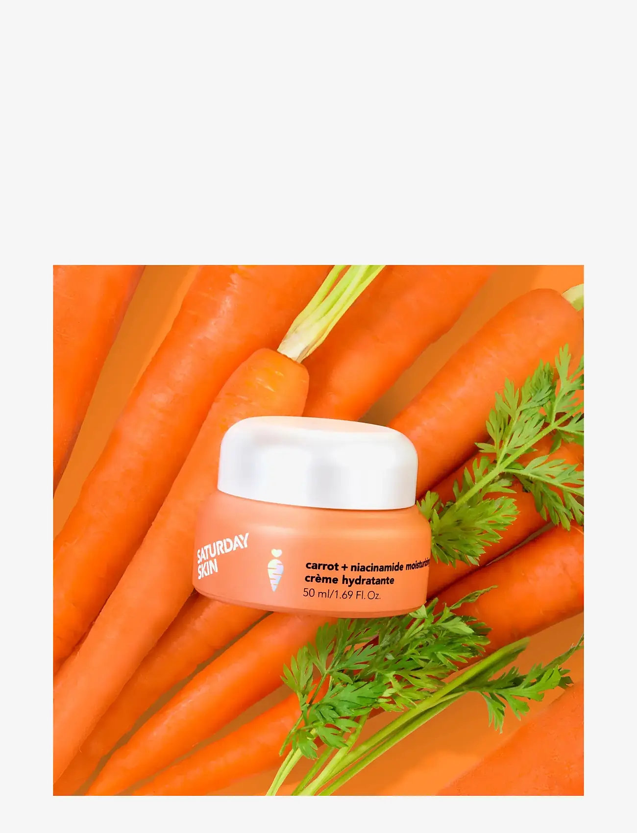 Saturday Skin - Carrot + Niacinamide Moisturizing Cream 50ml - dagcremer - no color - 2