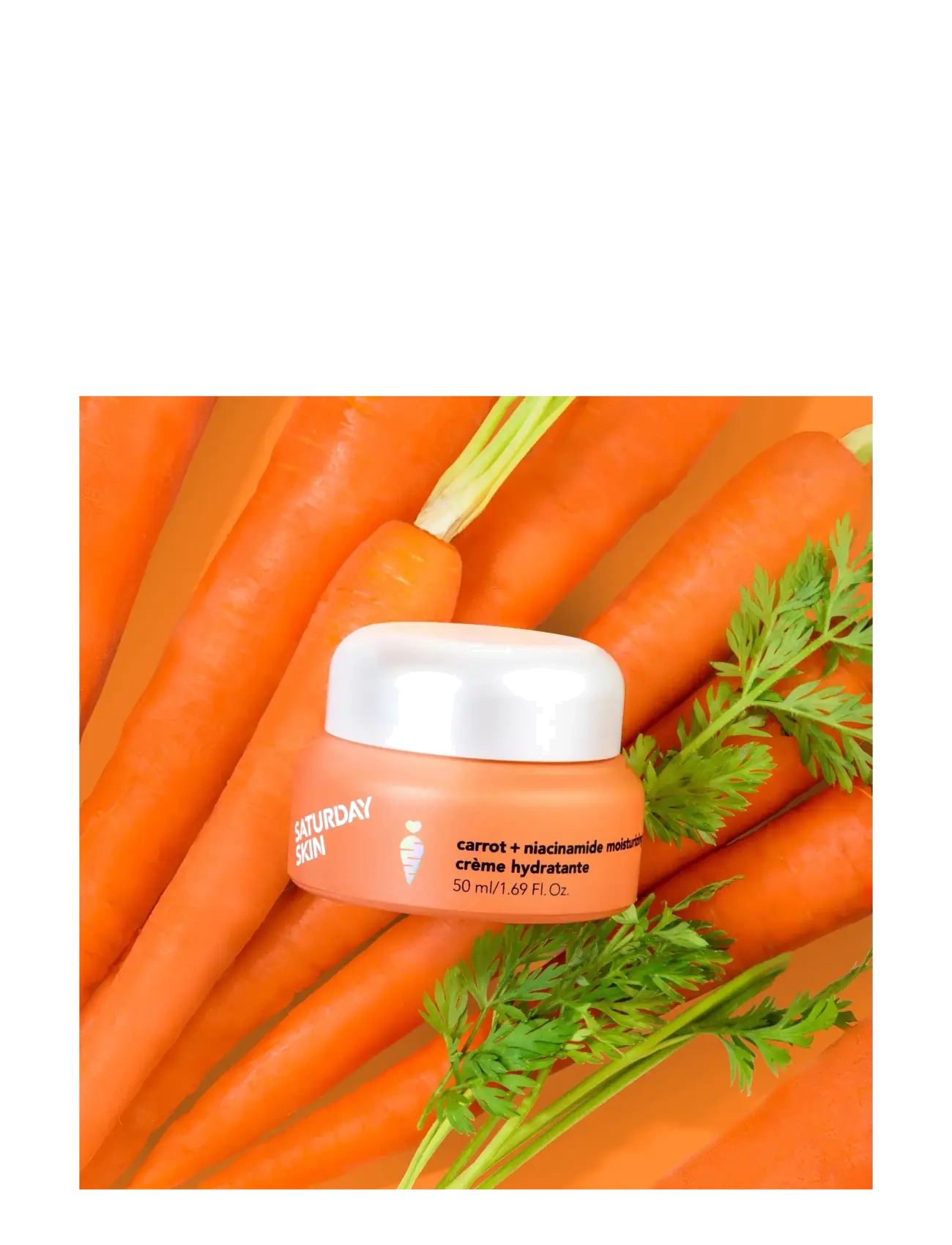Saturday Skin - Carrot + Niacinamide Moisturizing Cream 50ml - dagcremer - no color - 2