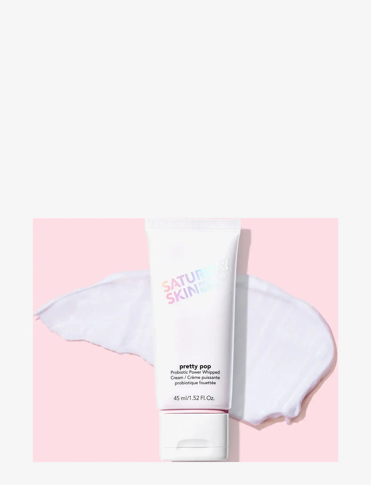 Saturday Skin - Pretty Pop Probiotic Power Whipped Cream 45ml - dagkräm - no color - 1