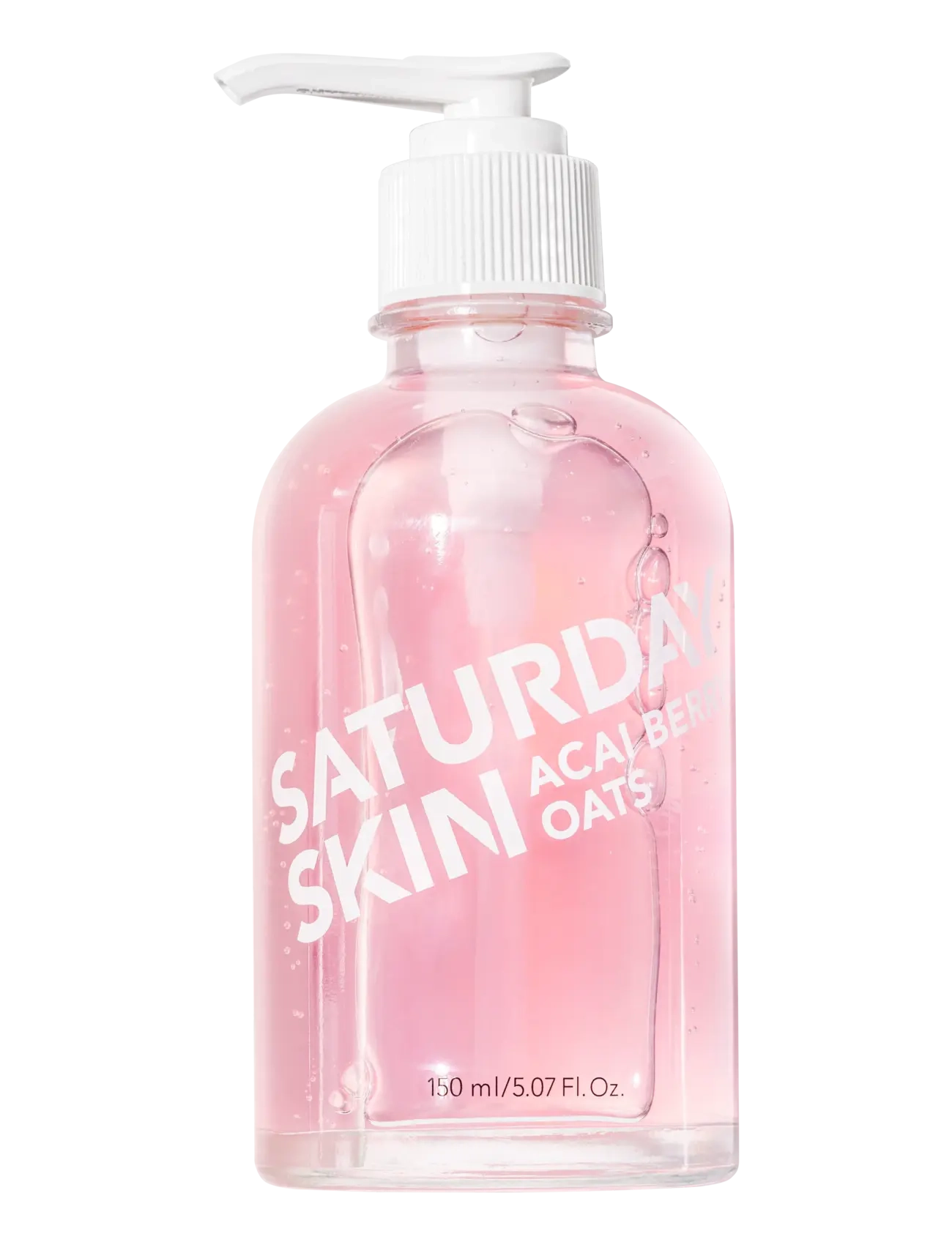 Saturday Skin Acai Berry + Oats Antioxidant Gel Cleanser 150Ml, Ansigtsvask & Rensemiddel, Pink, Str: 150 ML