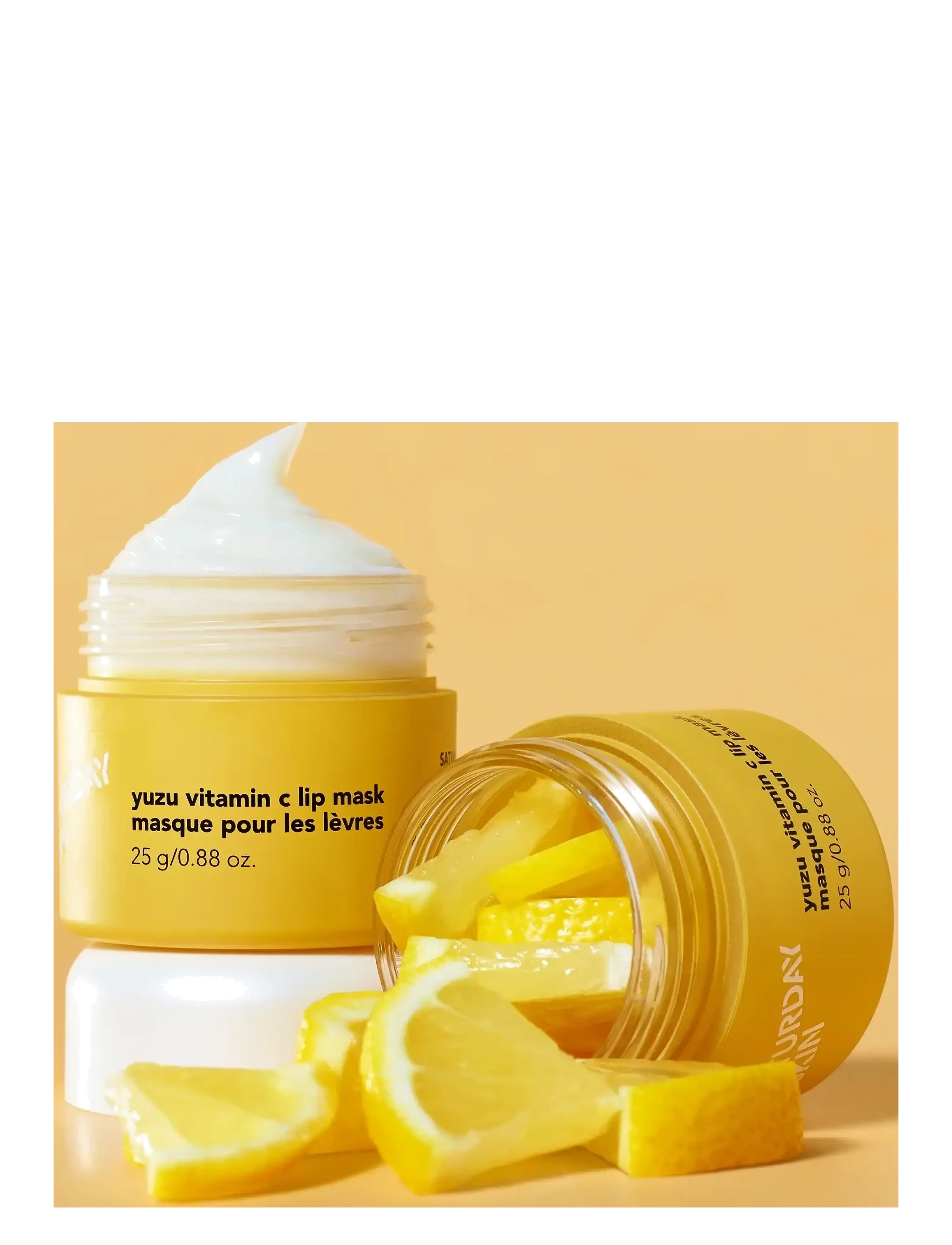 Saturday Skin - Yuzu Vitamin C Lip Mask 25g - makeup - no color - 2