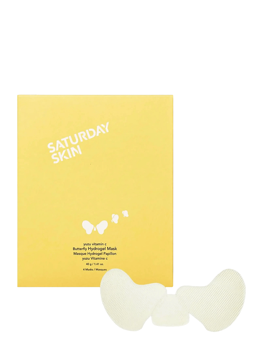 Saturday Skin - SATURDAY SKIN Yuzu Vitamin C Butterfly Hydrogel Mask 4-Pack - lehtmaskid - clear - 0