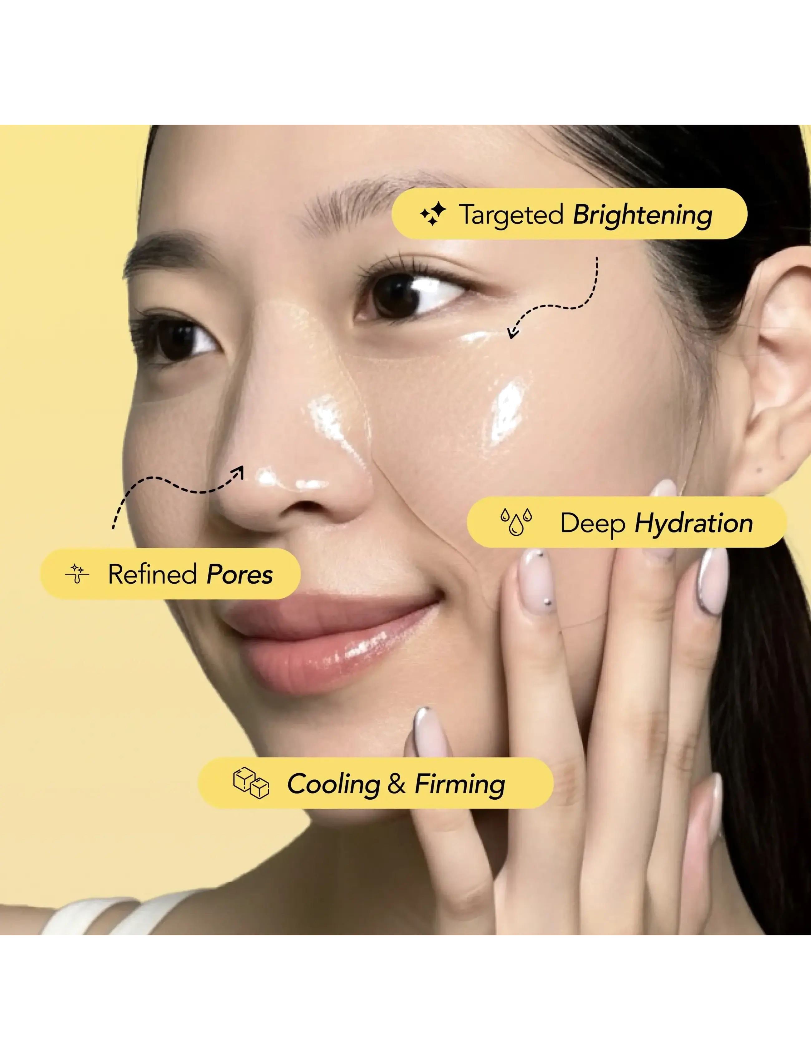 Saturday Skin - SATURDAY SKIN Yuzu Vitamin C Butterfly Hydrogel Mask 4-Pack - sheet masks - clear - 1