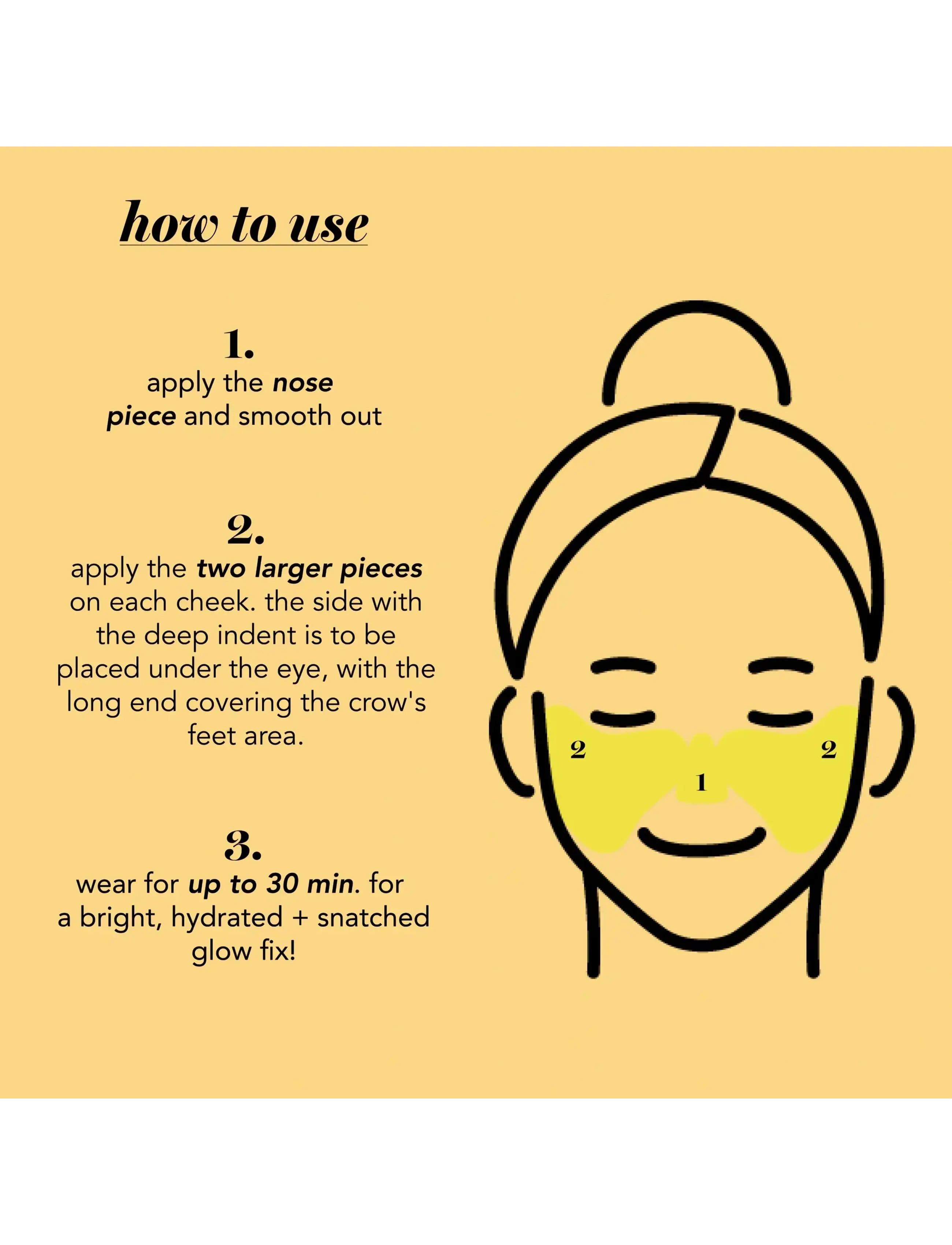 Saturday Skin - SATURDAY SKIN Yuzu Vitamin C Butterfly Hydrogel Mask 4-Pack - sheet masks - clear - 3