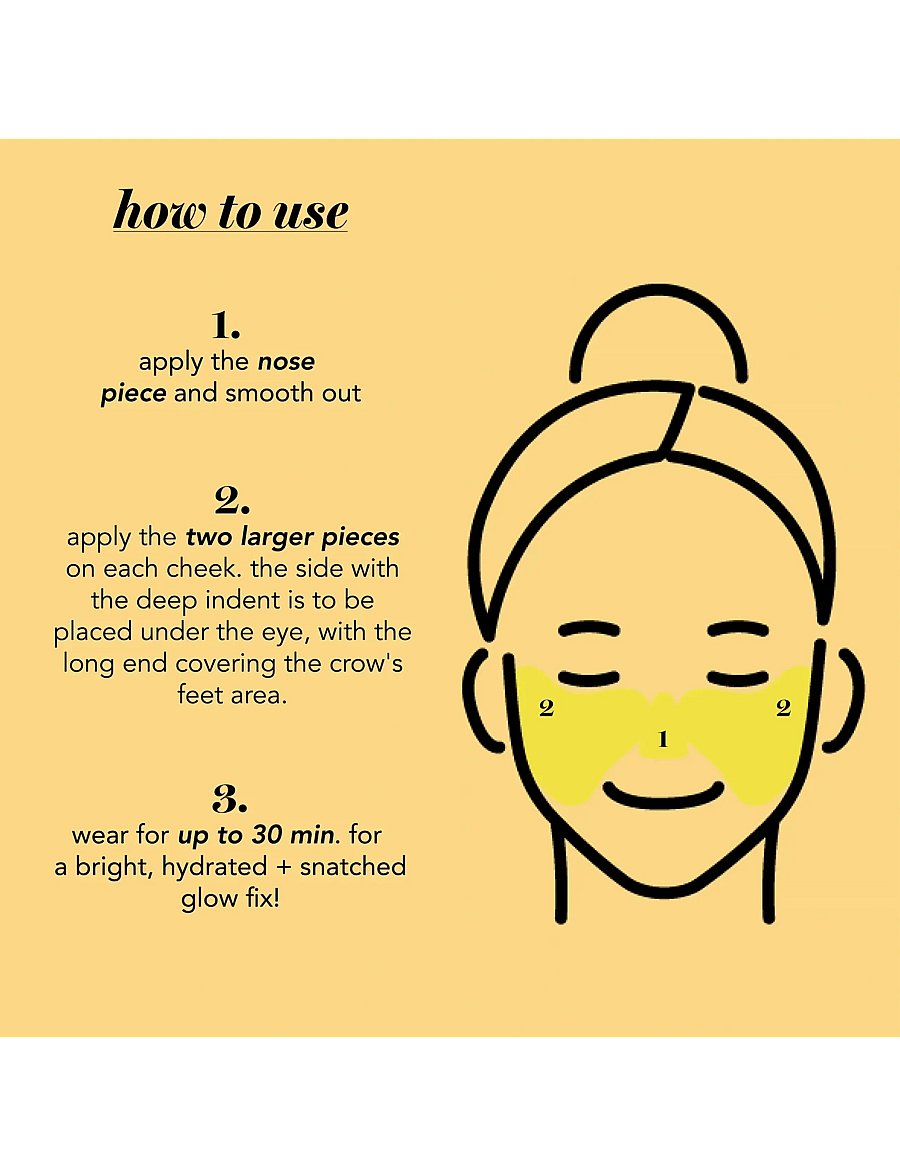 Saturday Skin - SATURDAY SKIN Yuzu Vitamin C Butterfly Hydrogel Mask 4-Pack - lehtmaskid - clear - 3