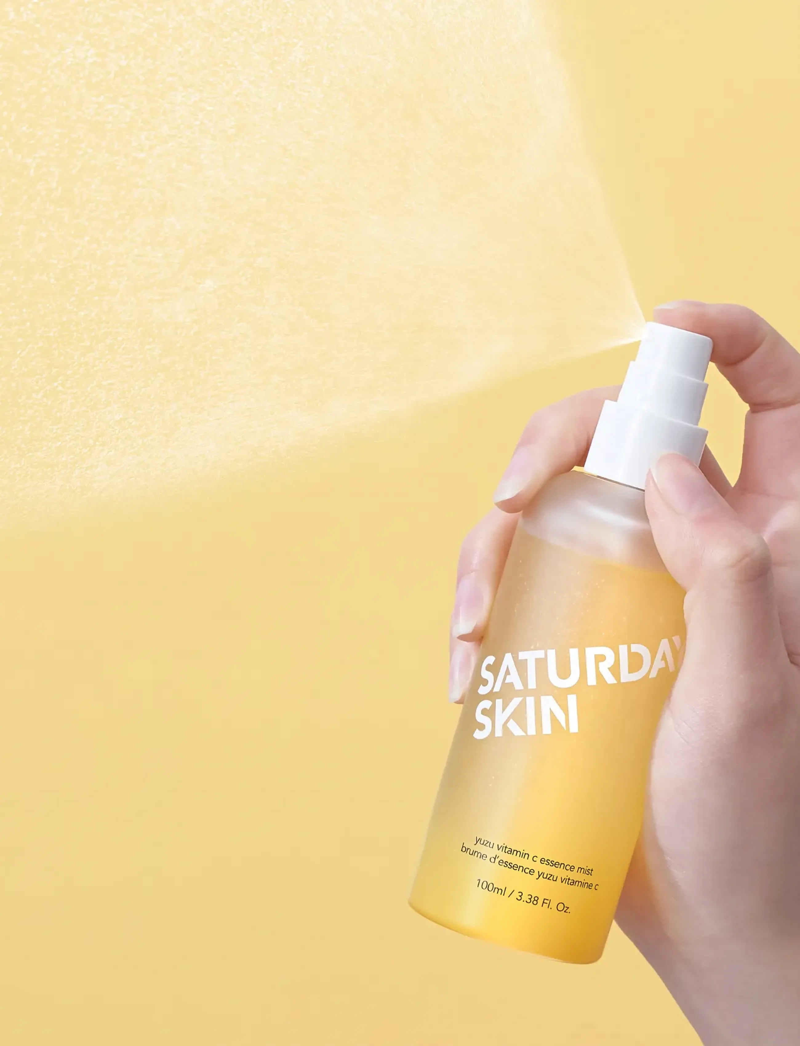 Saturday Skin Saturday Skin Yuzu Vitamin C Essence Face Mist 100ml, 100 ml, Yellow, Tonere > Ansigtsmist, Dame