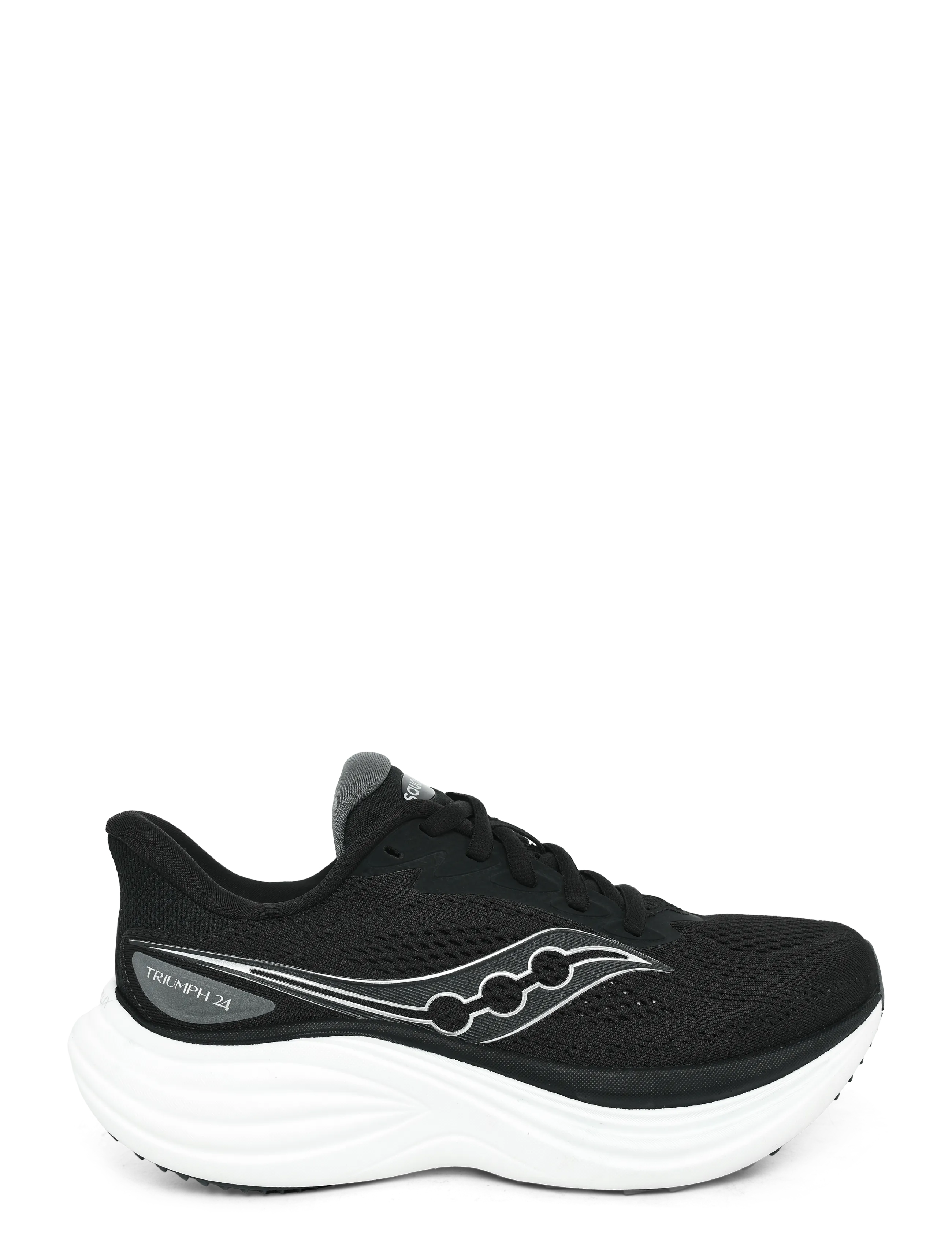 Saucony - TRIUMPH 24 WIDE - løbesko - black/silver - 2