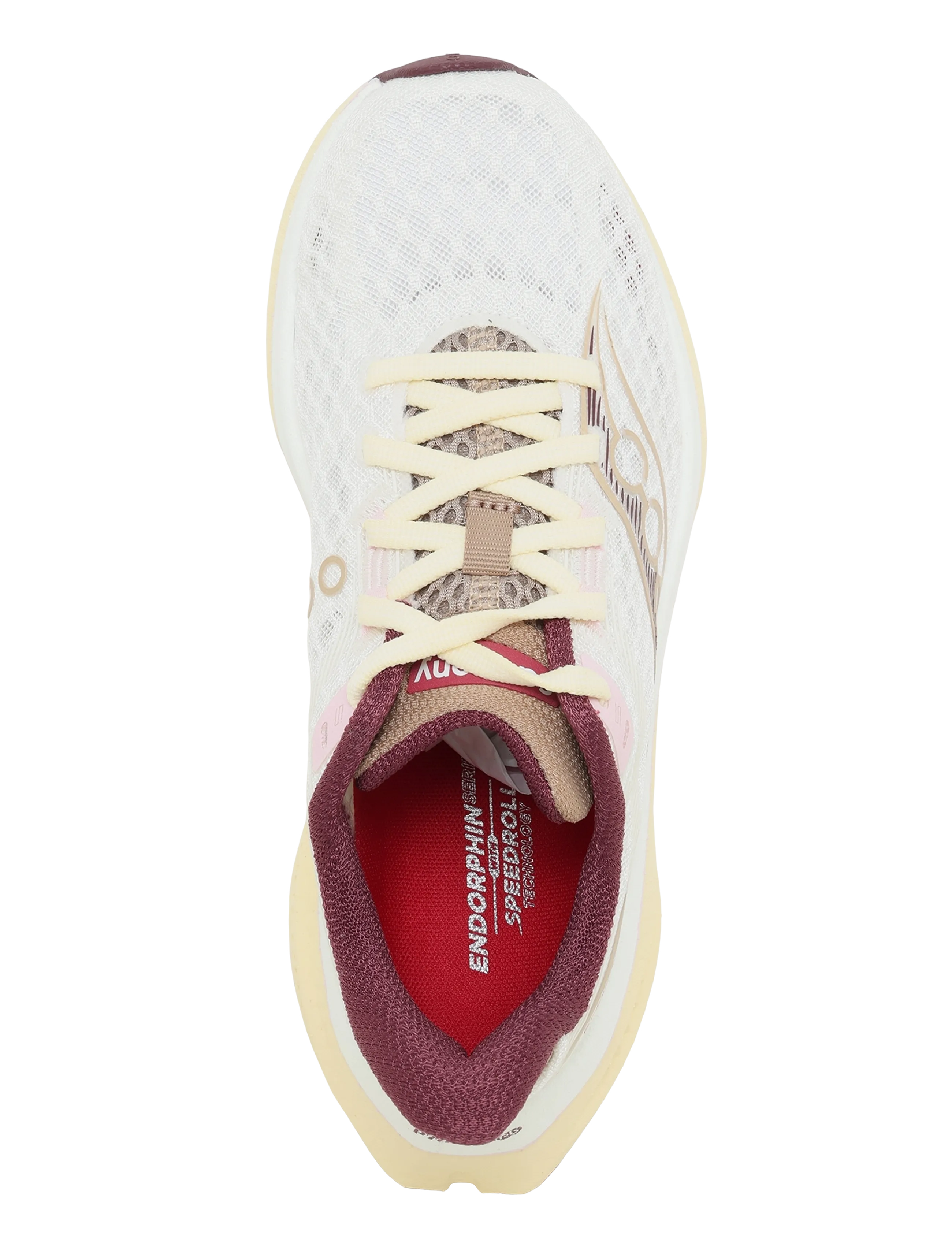 Saucony - ENDORPHIN SPEED 5 - laufschuhe - ivory/maroon - 3